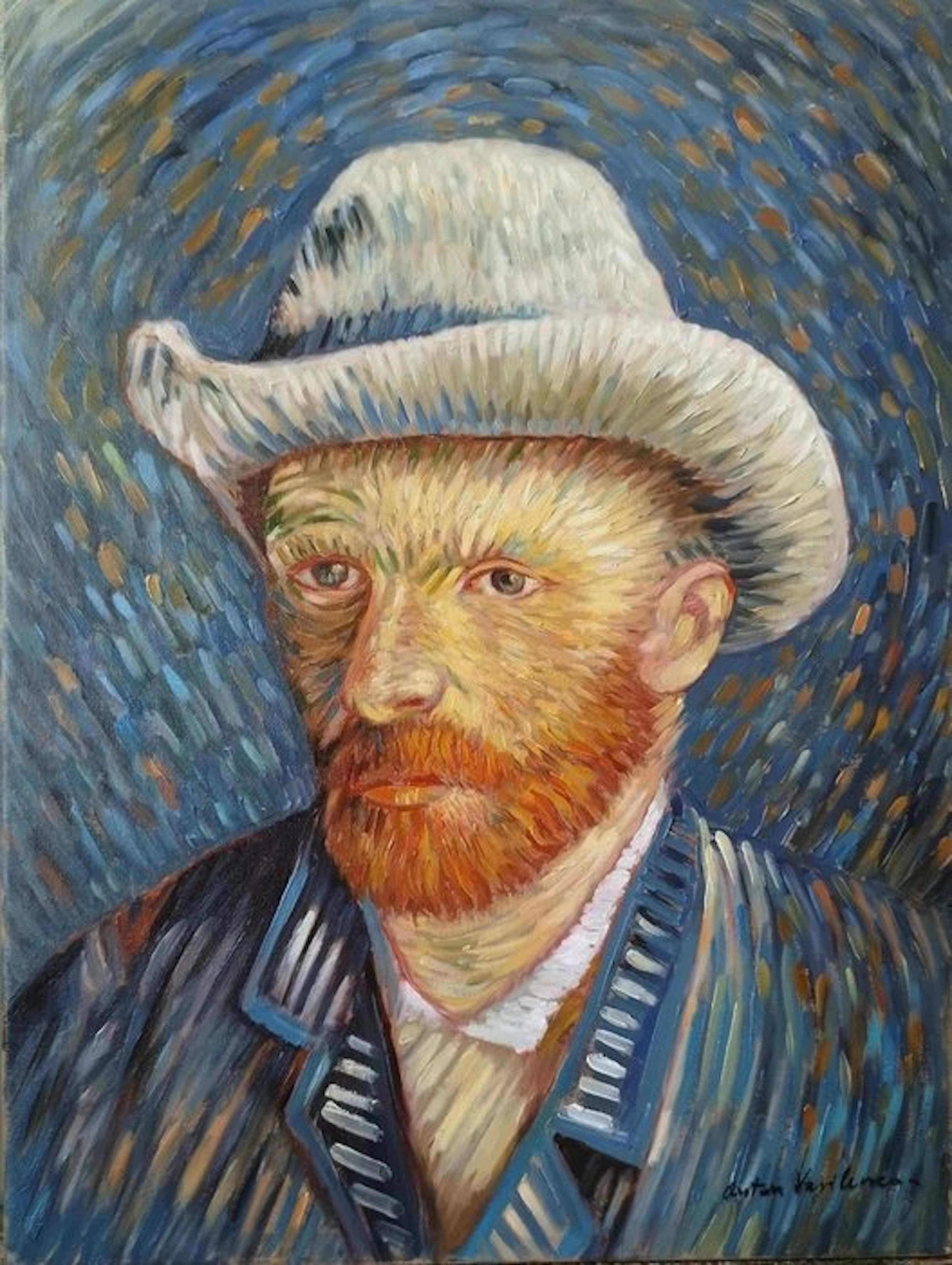 Anton Vasilenko (XX-XXI) - Autoritratto di Van Gogh, da Van Gogh