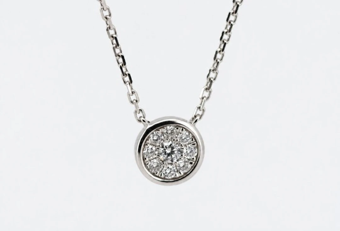 Necklace with pendant - 18 kt