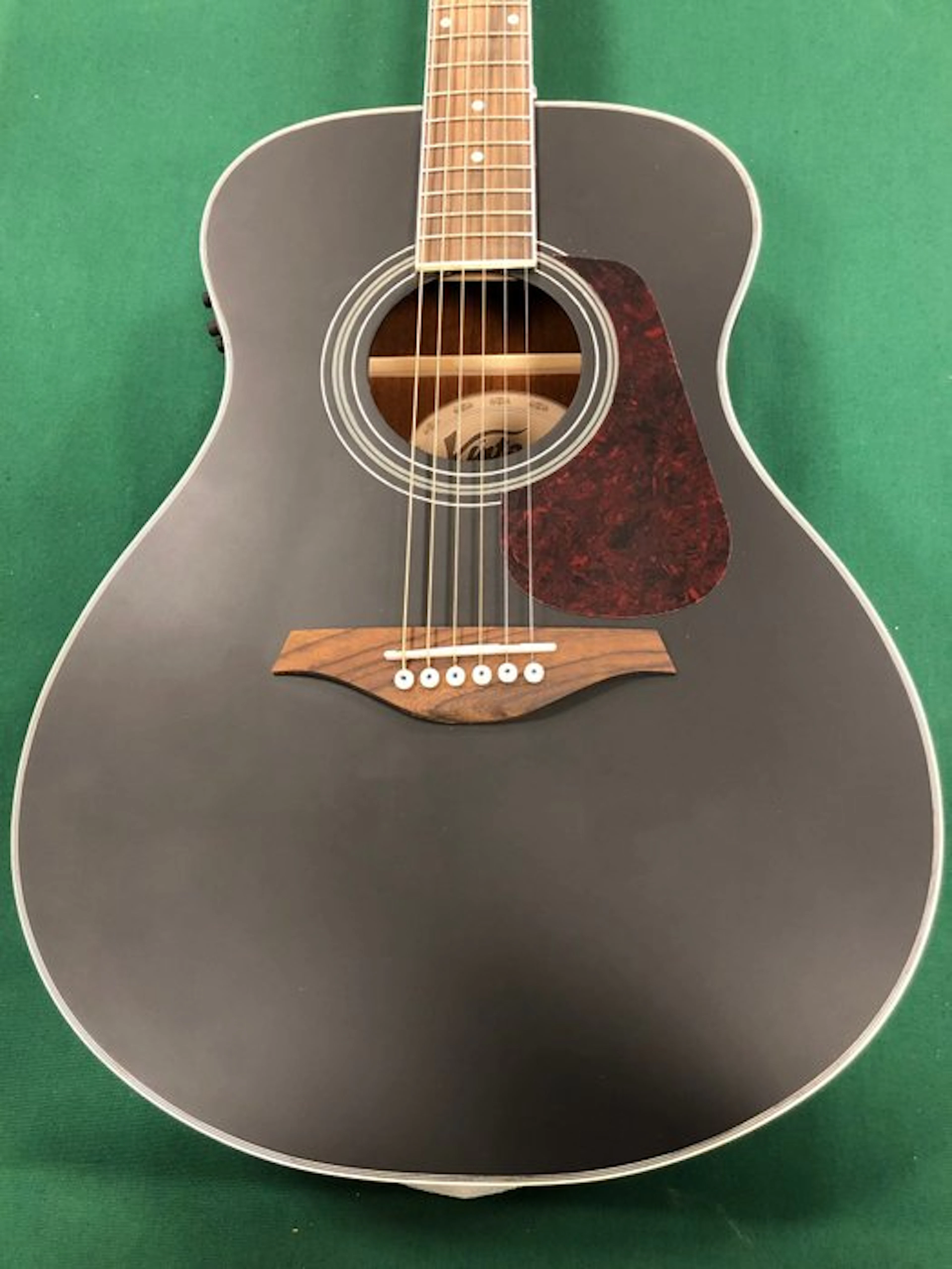 Vintage - Ve 330 folk Black - - Electro-acoustic guitar