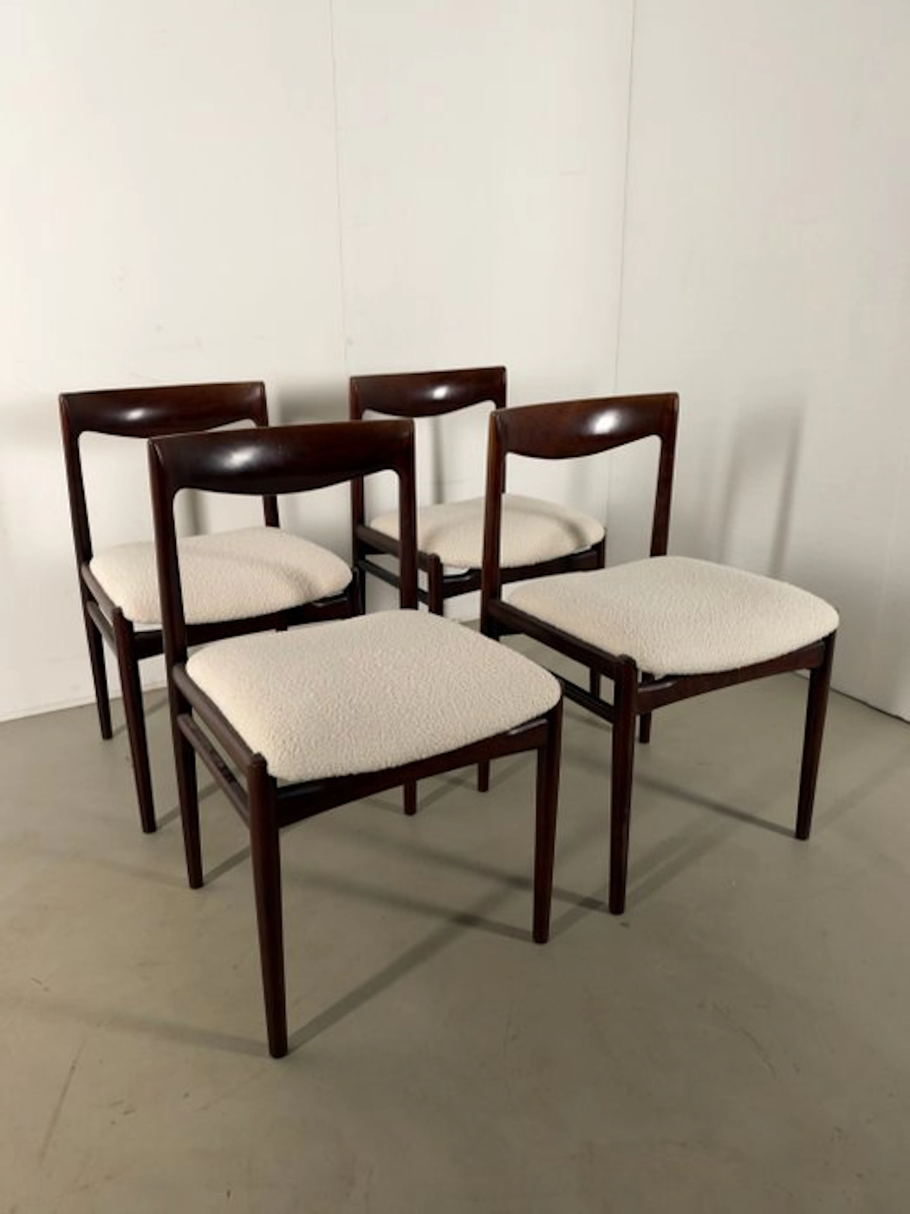 Lübke Interlübke - Erik Buch - Chair (4) - Wood, Textile