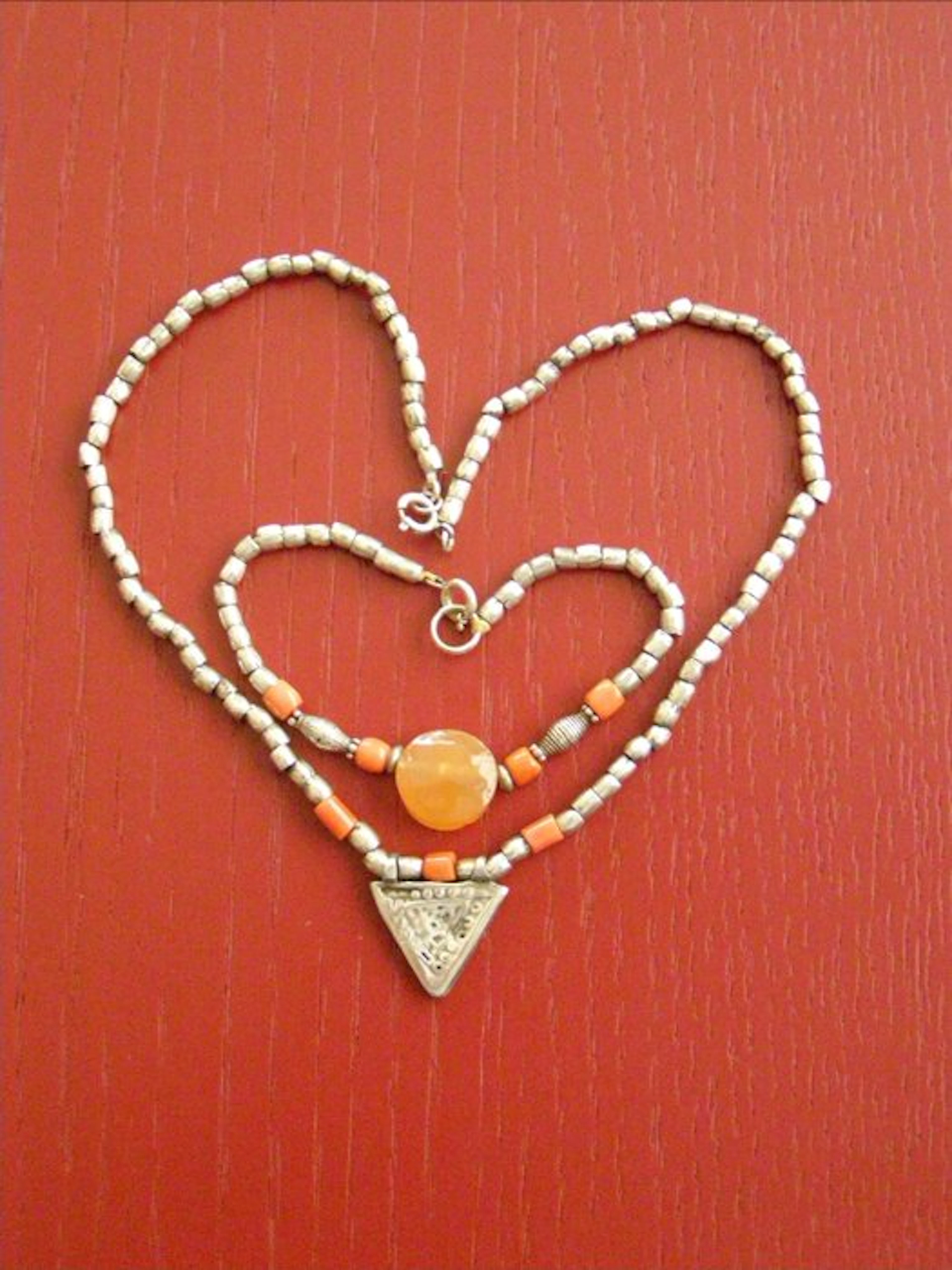 TELSUM necklace and bracelet - Silver