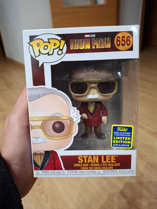 FUNKO POP STAN LEE 656 - Édition Limitée SDCC 2020 - Marvel Iron Man