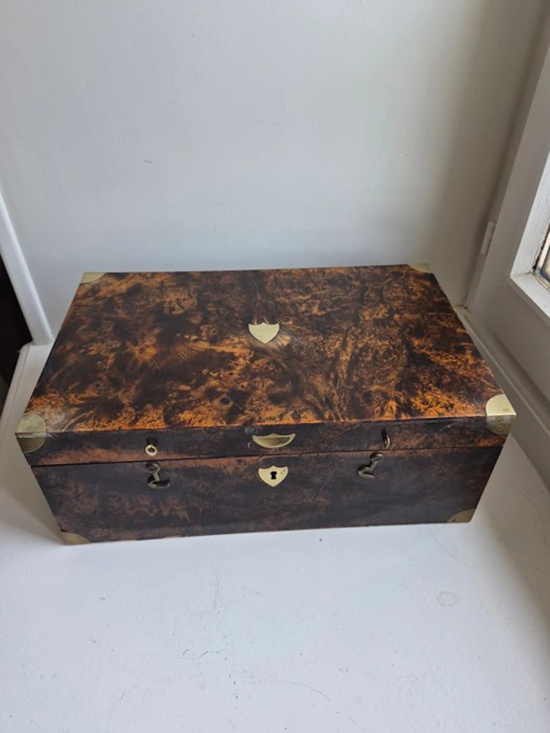 Box - Gilt brass - Epoque Empire
