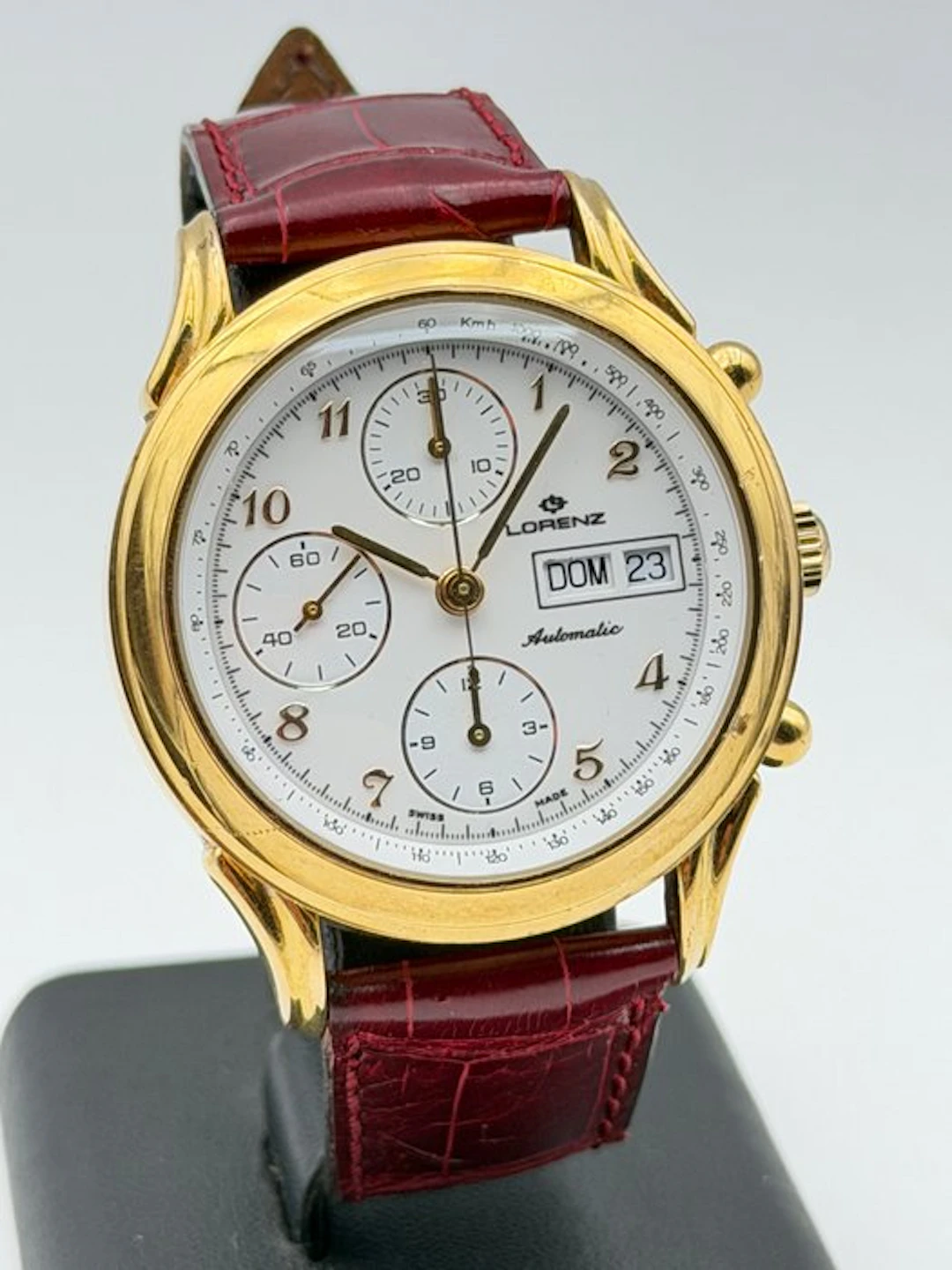 Lorenz - chronograph valjoux 7750 gold plated - No...