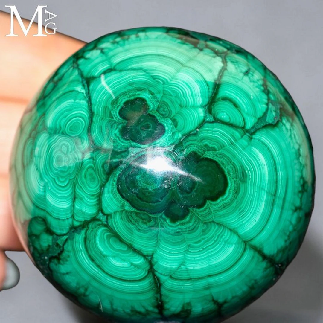 Malachite - Vibrant Spectrum of deep and light green hues...