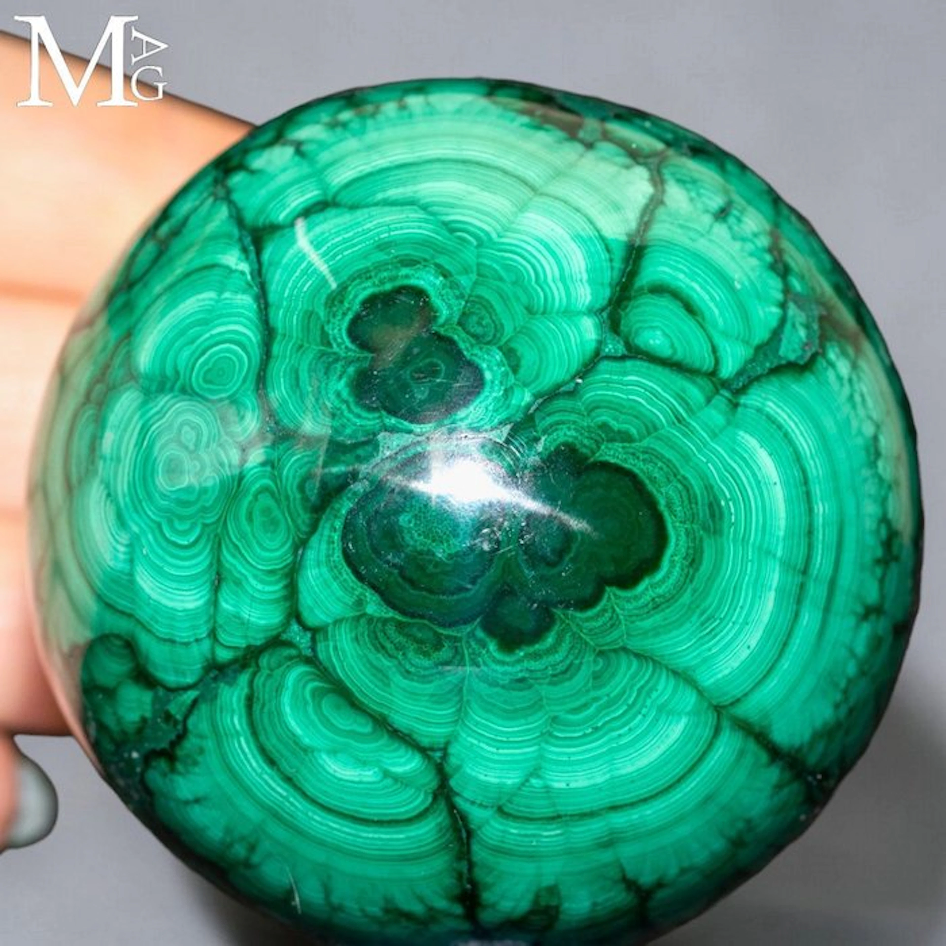 Malachite - Vibrant Spectrum of deep and light green hues...