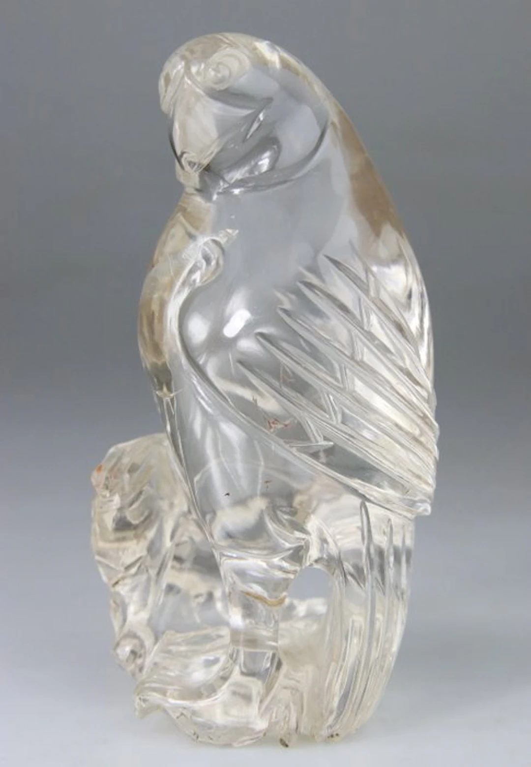 Sculpture - Figure - Phoenix - Statuette - Quartz crystal...