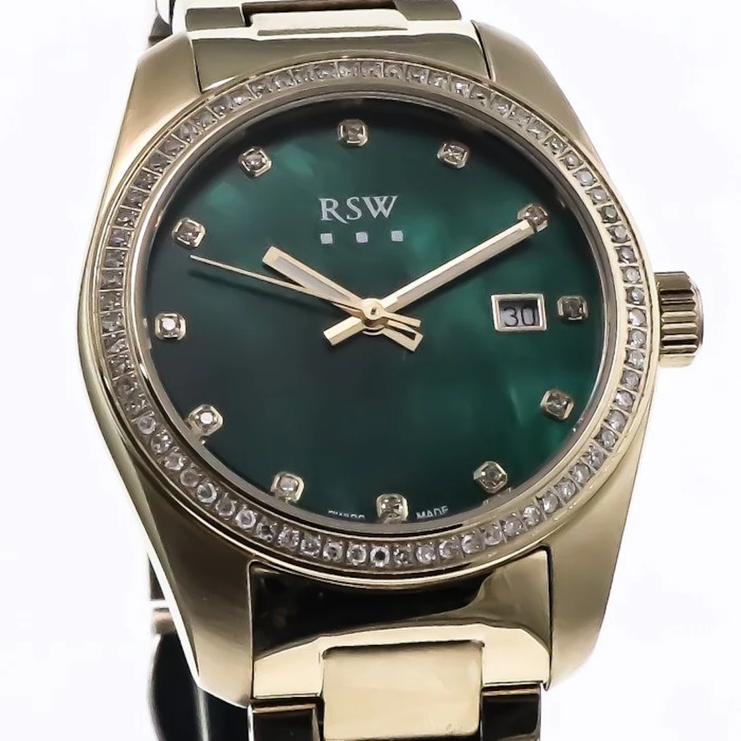 RSW - Swiss Made Diamond Watch - RSWL143-GG-DD-12 - No...