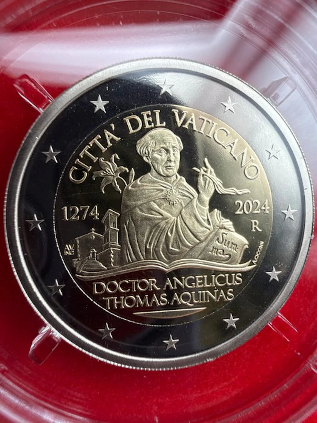 Vatican. 2 Euro 2024 "Tommaso D'Aquino" Proof (No reserve price)