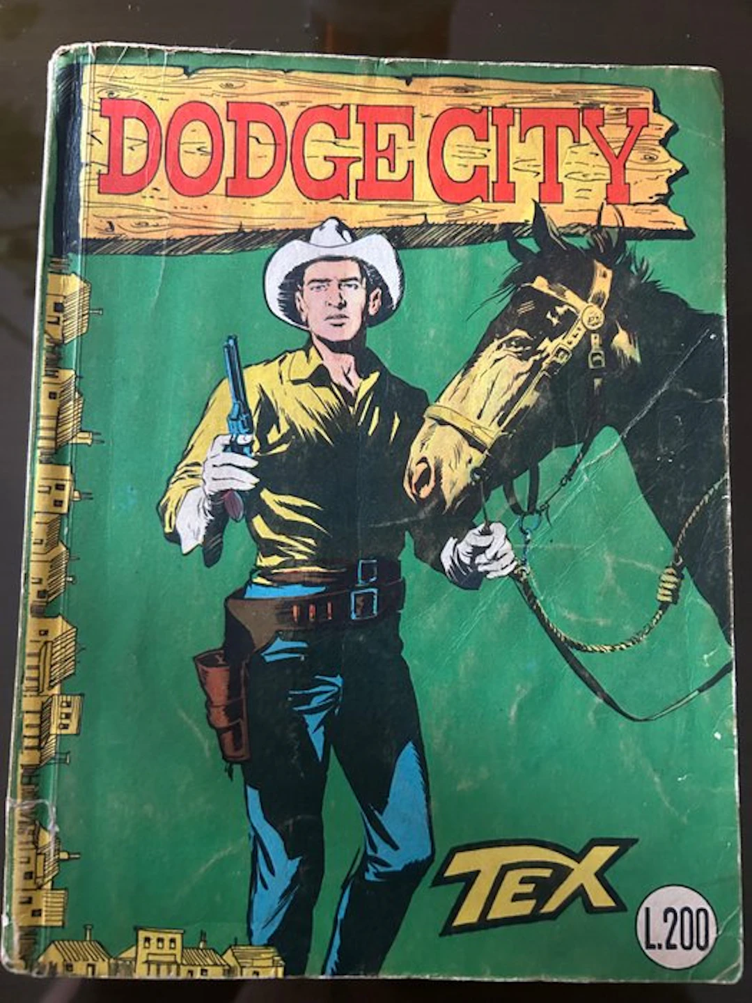 Tex n. 18 - Dodge City - spillato - aut. 478 - 1 Comic - 1964