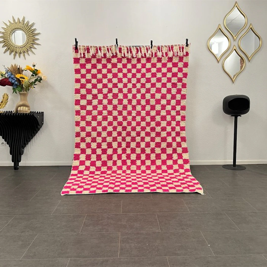 Berber, Handmade Moroccan rug – Thick texture – Exclusive...
