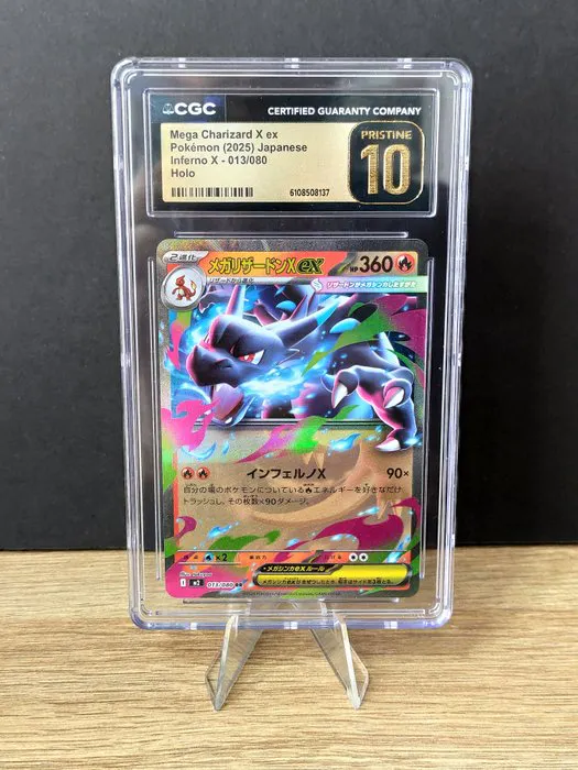 Pokémon Graded card - Mega Brave - Mega Charizard X Ex - CGC Pristine ...
