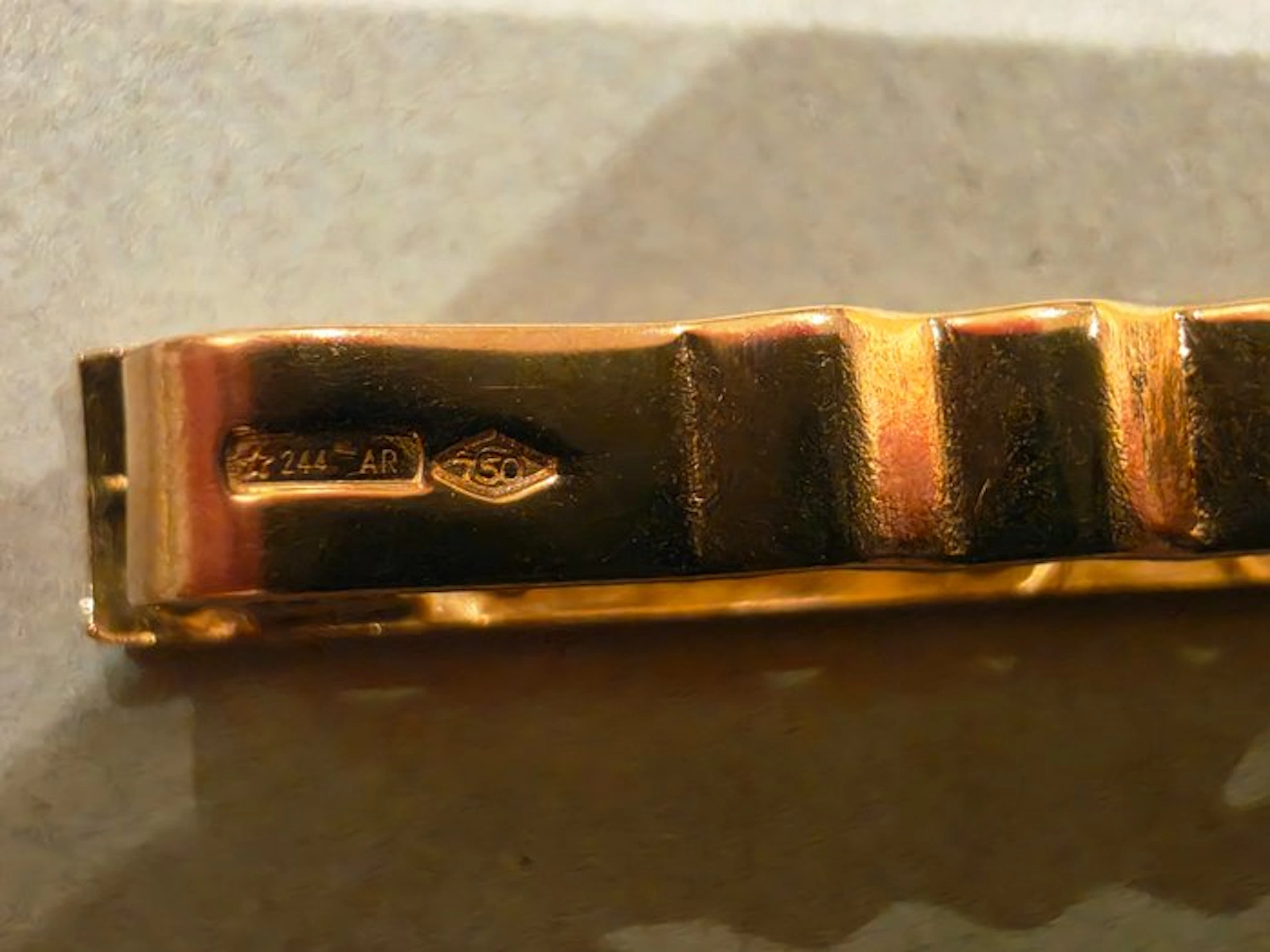 Jewellery pin - 18 kt. Yellow gold