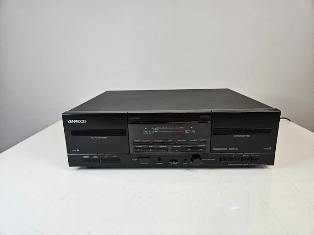 Kenwood - KX-W4080 Double Deck with Twin Auto-Reverse Audio-cassette deck