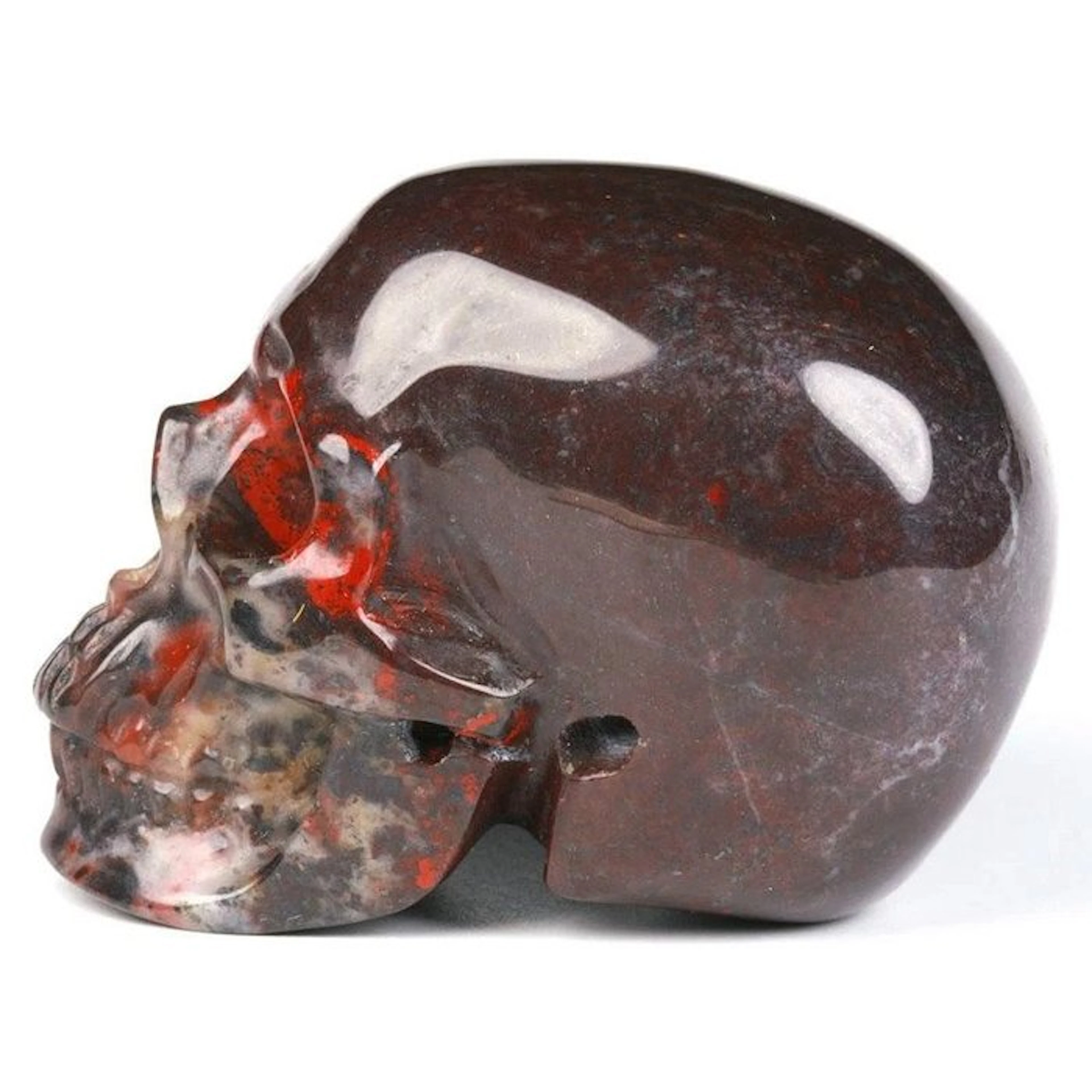 83g Bloodstone Skull – Pontic Cherry