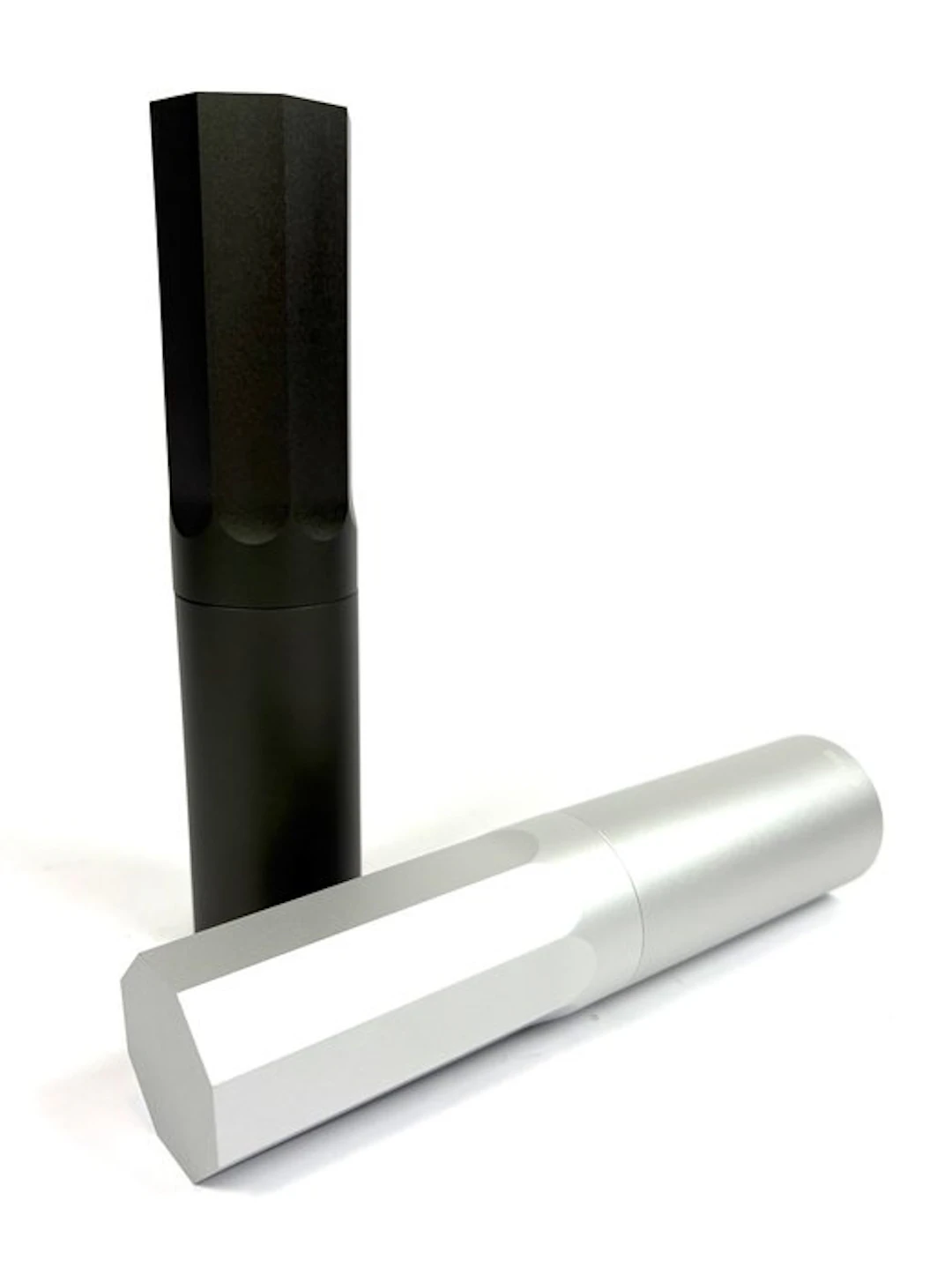 Alessi - Konstantin Grcic - Salt and pepper shakers (2) - Aluminium casting