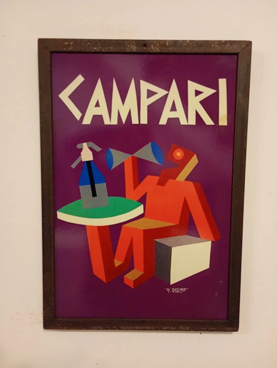 Campari - Campari - Fortunato Depero - Advertising sign - Metal