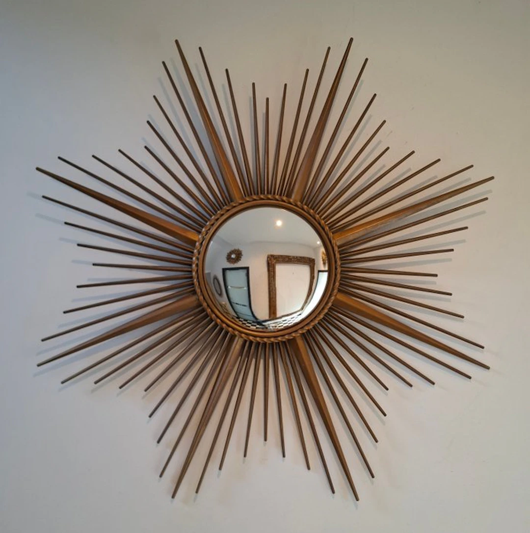 Chaty Vallauris - Wall mirror - Steel - XL 91 cm luxury model!