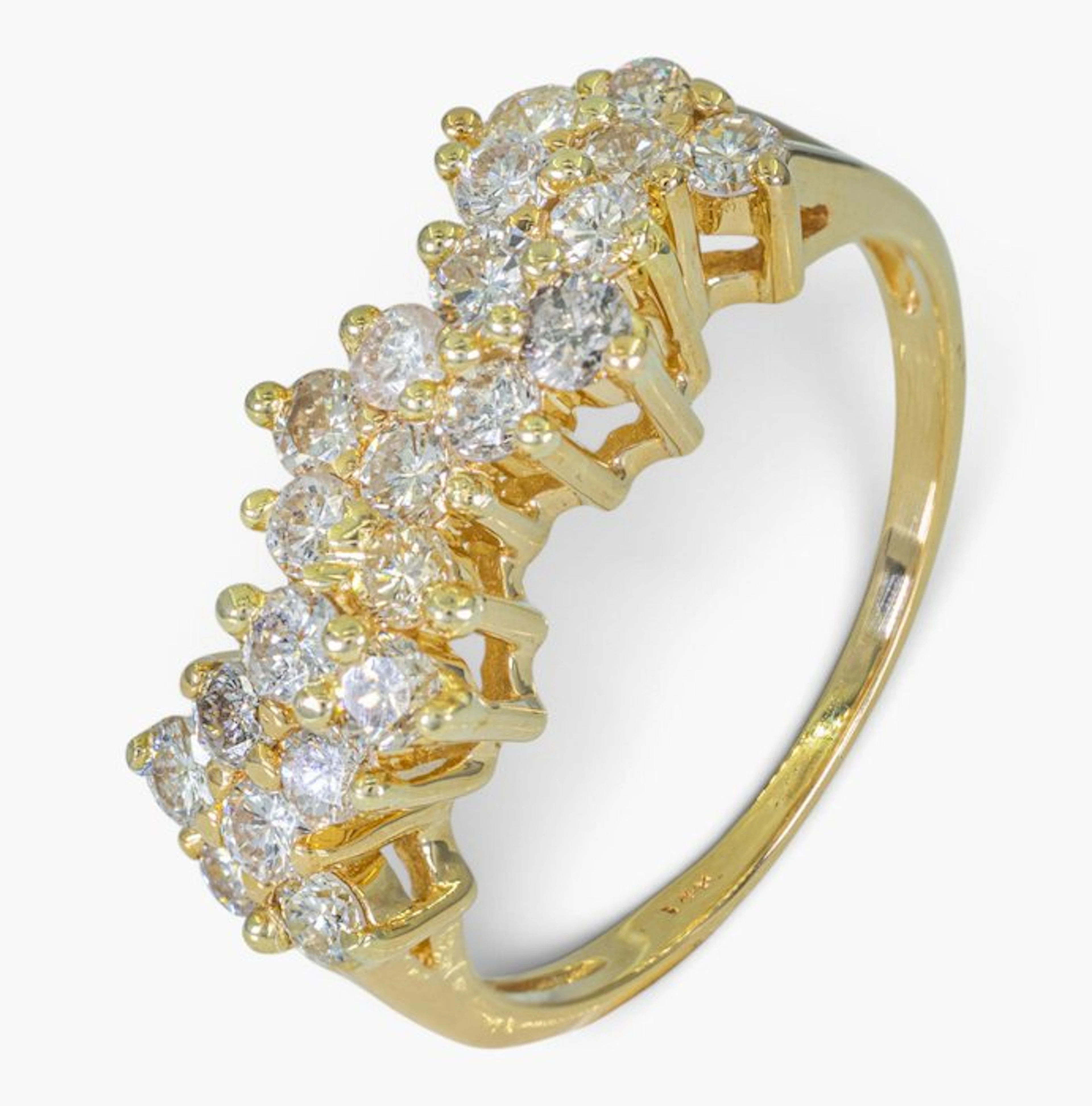 No reserve price - Ring - 14 kt