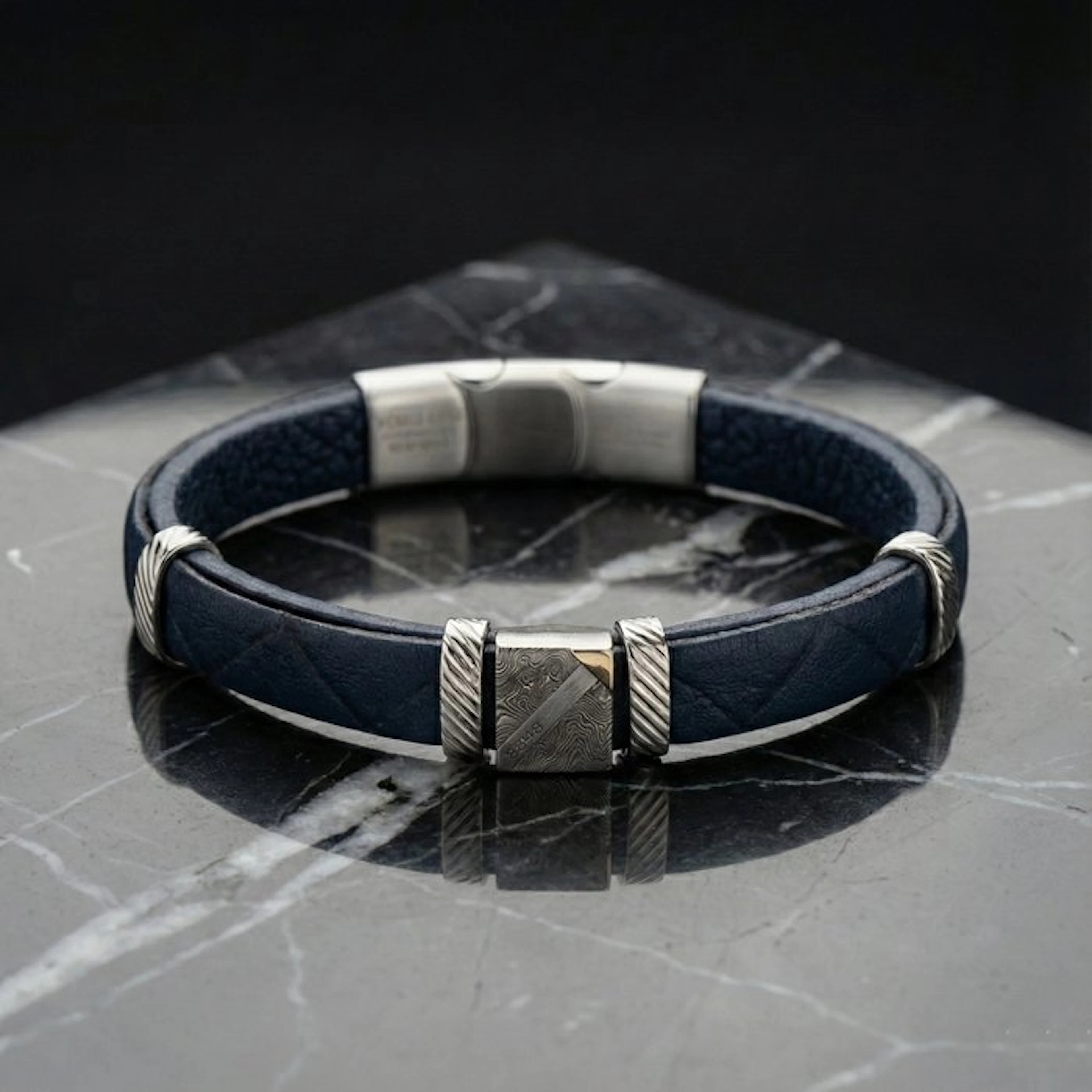 18 kt. - Base bracelet in surgical steel, Yellow gold - Bracelet -