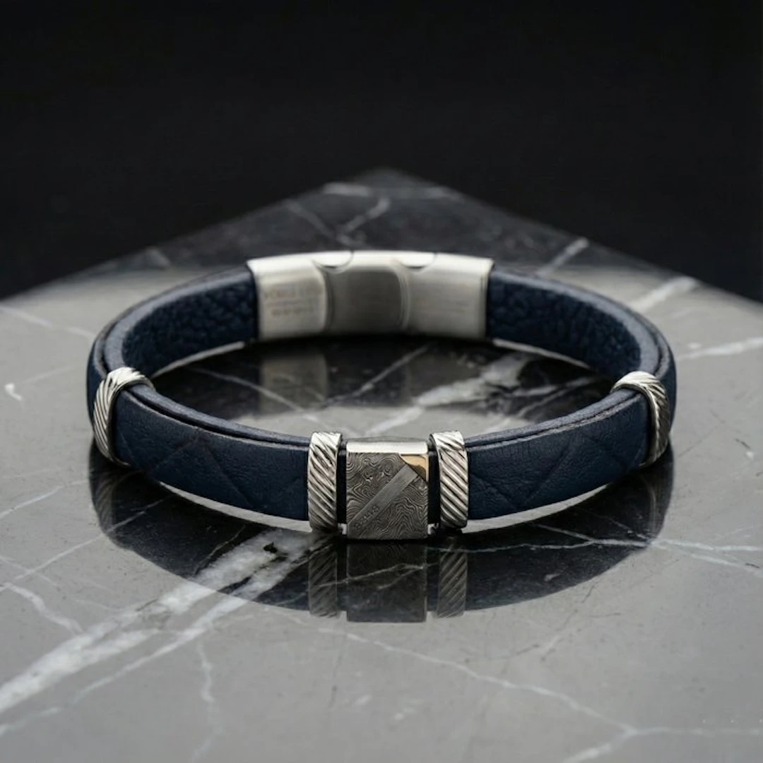 18 kt. - Base bracelet in surgical steel, Yellow gold - Bracelet -