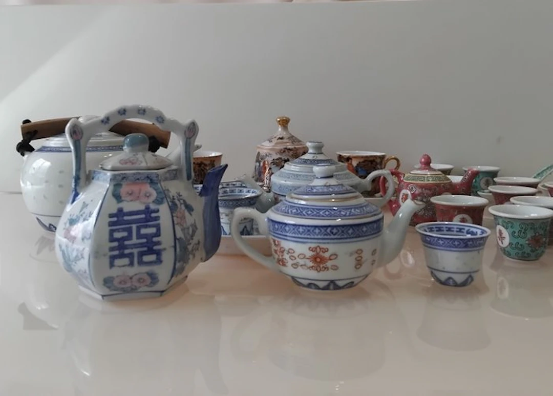Themed collection - Chinese porcelain and Royal Satsuma for tea (31)