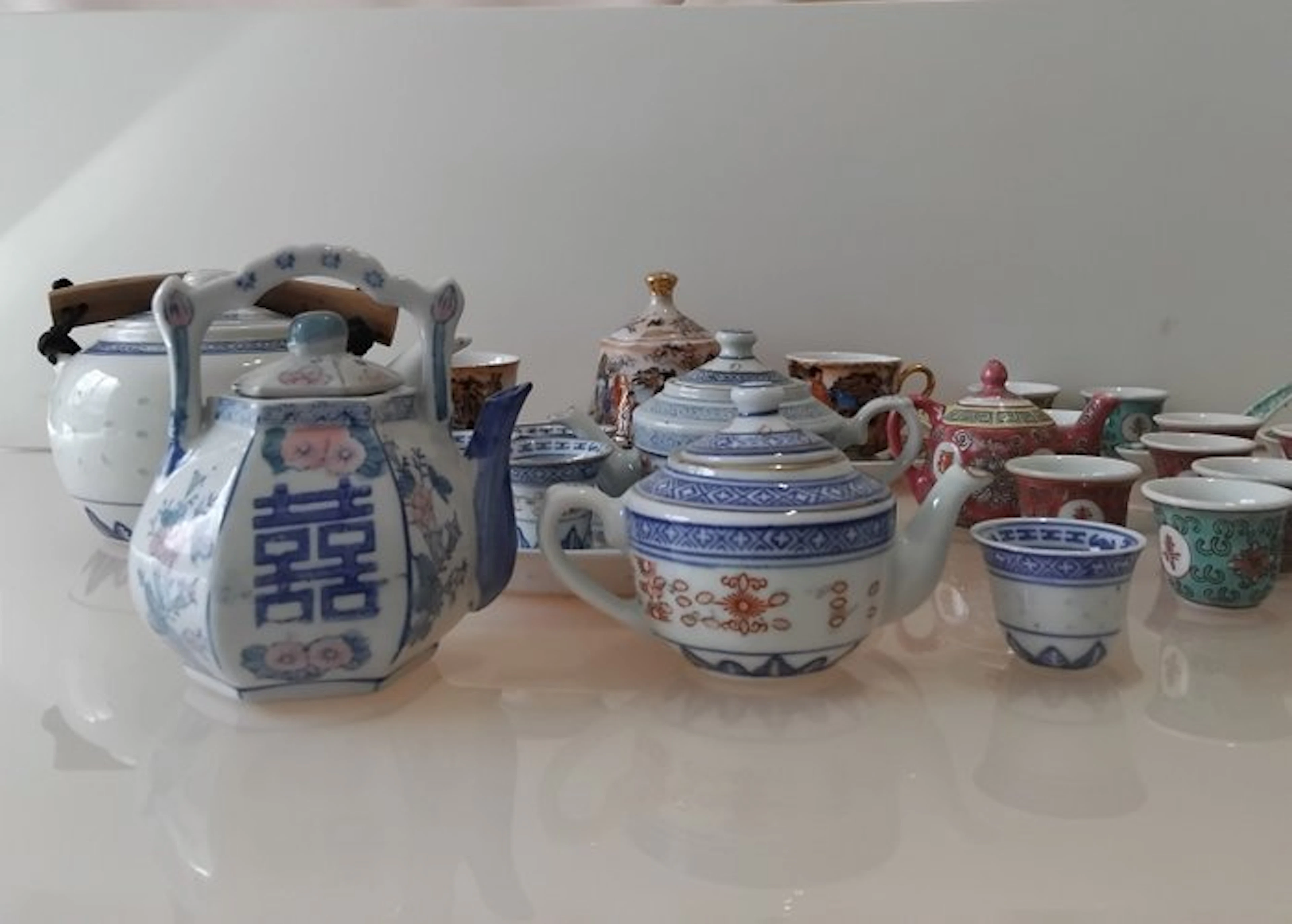 Themed collection - Chinese porcelain and Royal Satsuma for tea (31)