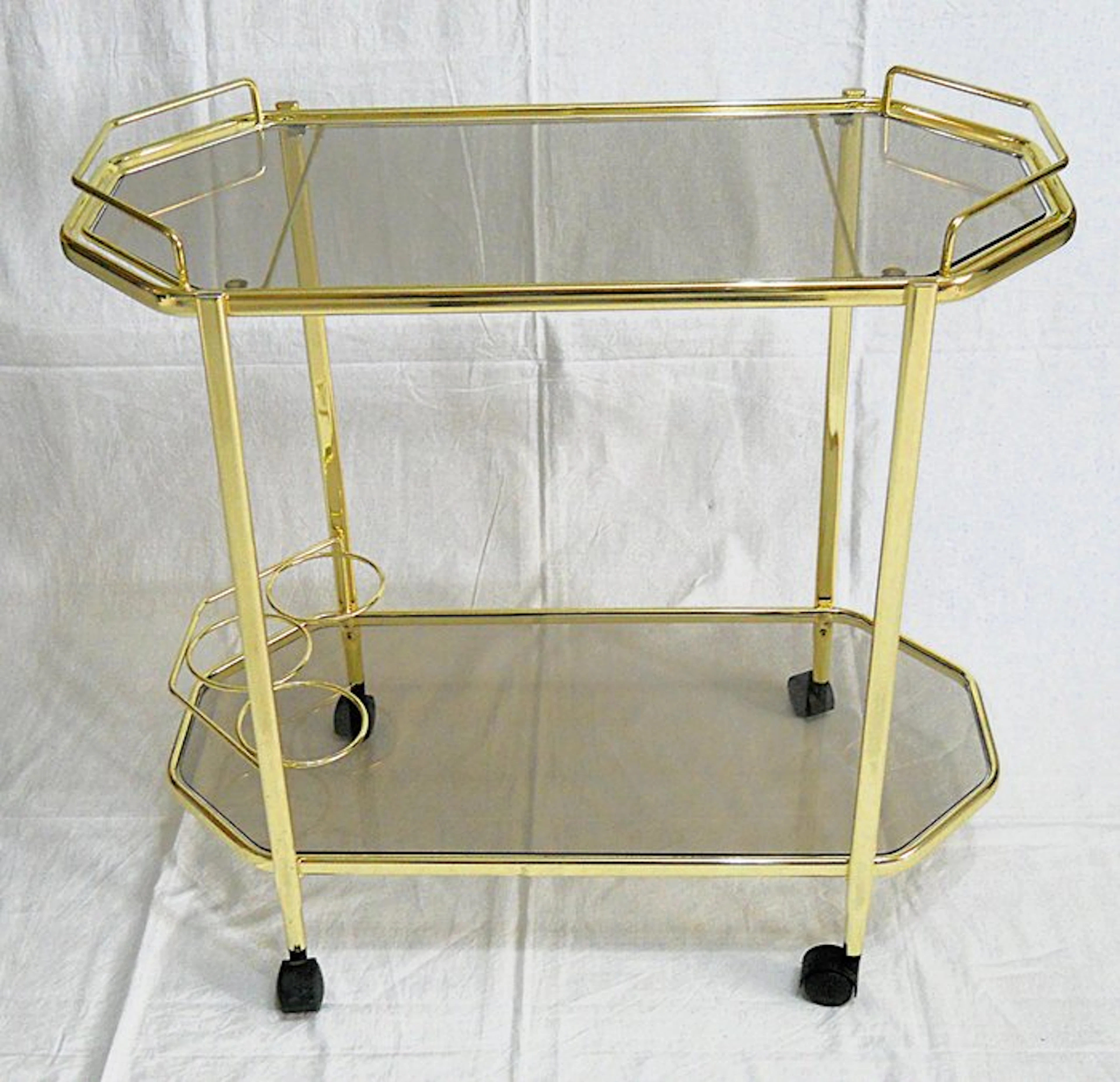 Serving trolley - Gilt brass
