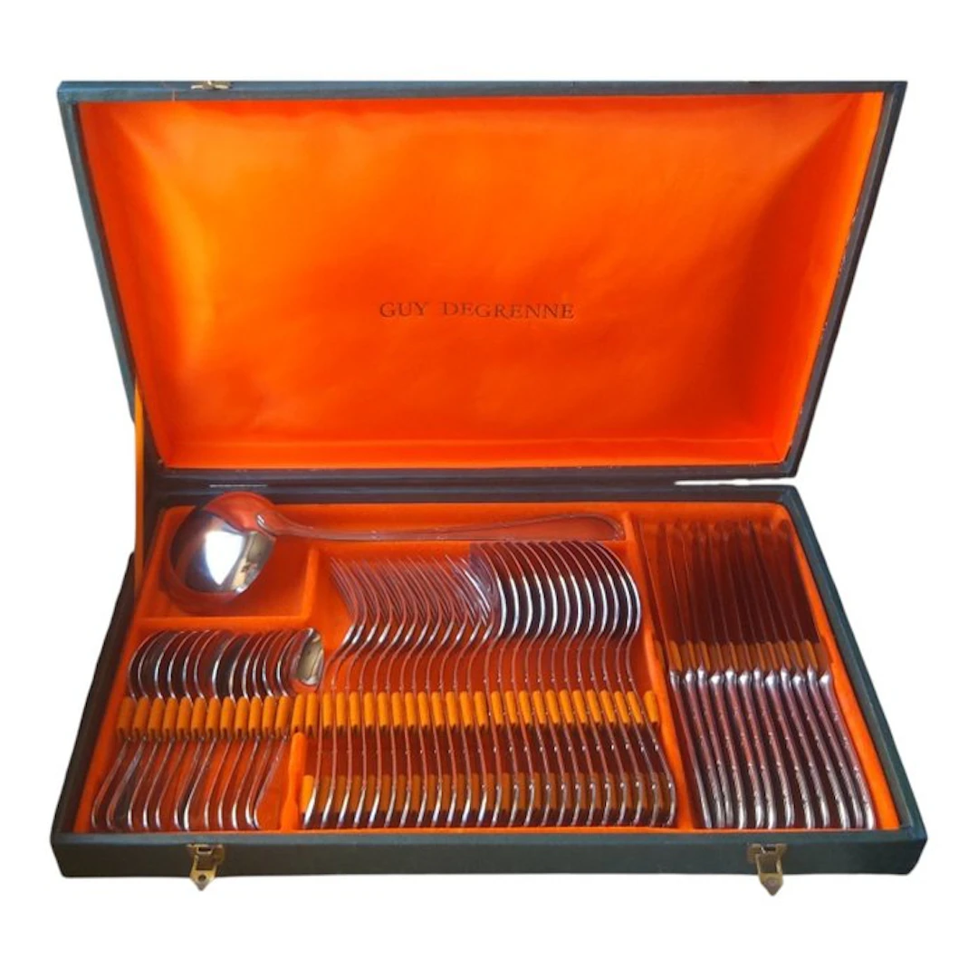Guy Degrenne - Cutlery set for 12 (49) - Blois - stainless steel