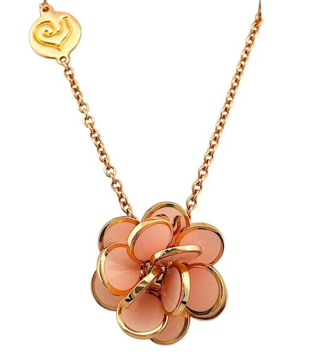 Chantecler - Necklace - PAILLETES FIORE - 18 kt. Rose gold