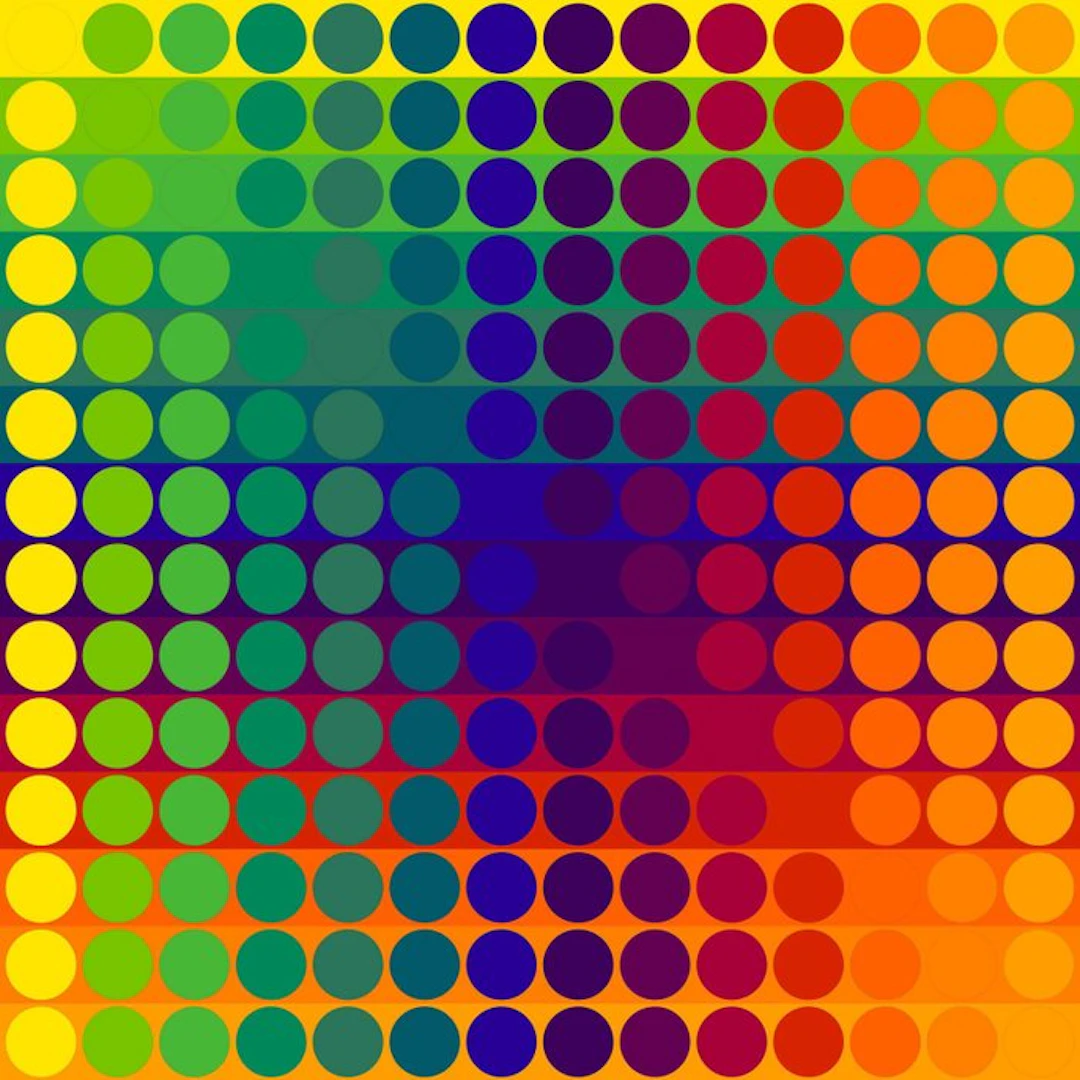 Julio Le Parc (1928) - Color secuencia - Suite complète de 14 lithographies