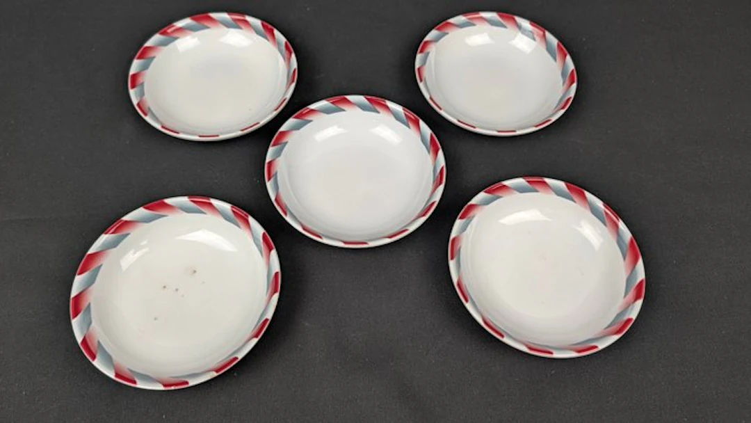 GALVANI Ceramiche - Decoro futurista - Bowl (5) - Porcelain
