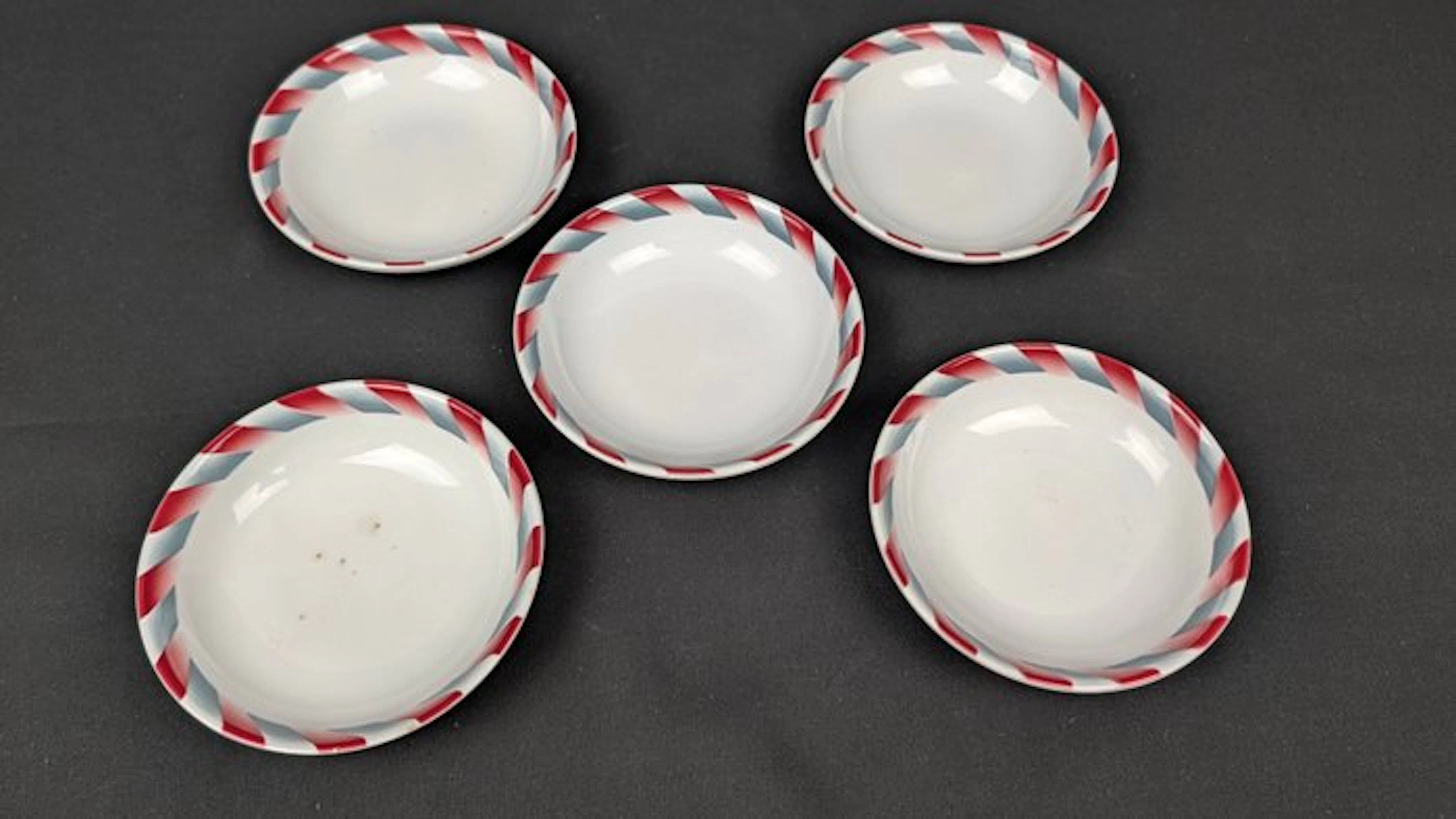 GALVANI Ceramiche - Decoro futurista - Bowl (5) - Porcelain