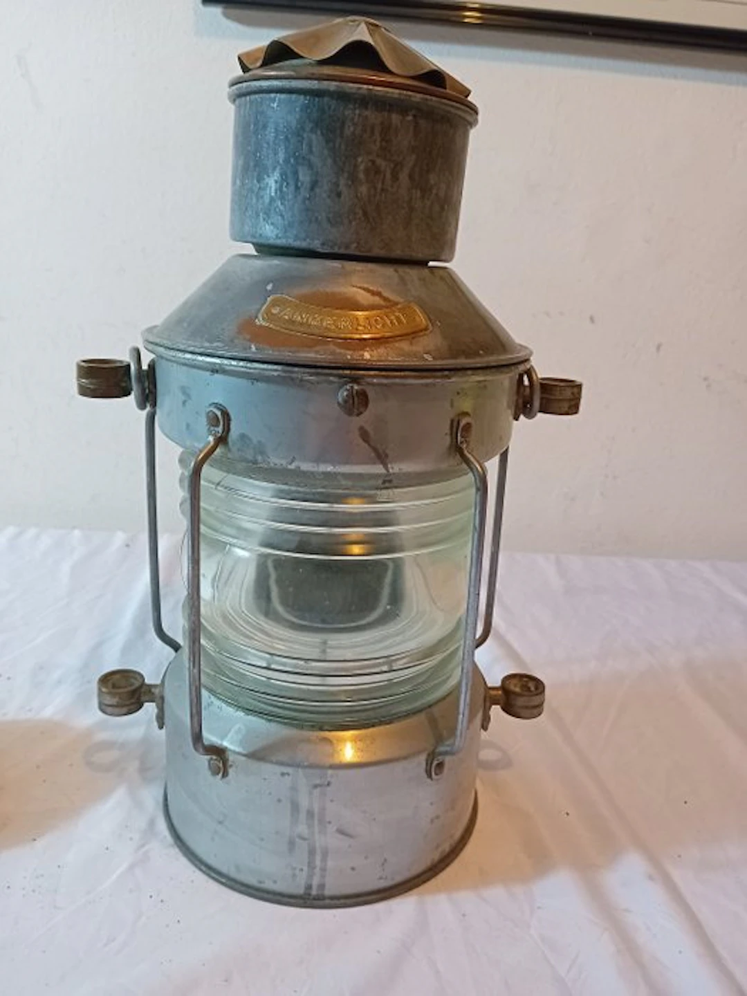 Maritime object - Unkown - Gegalvaniseerd steel Brass...