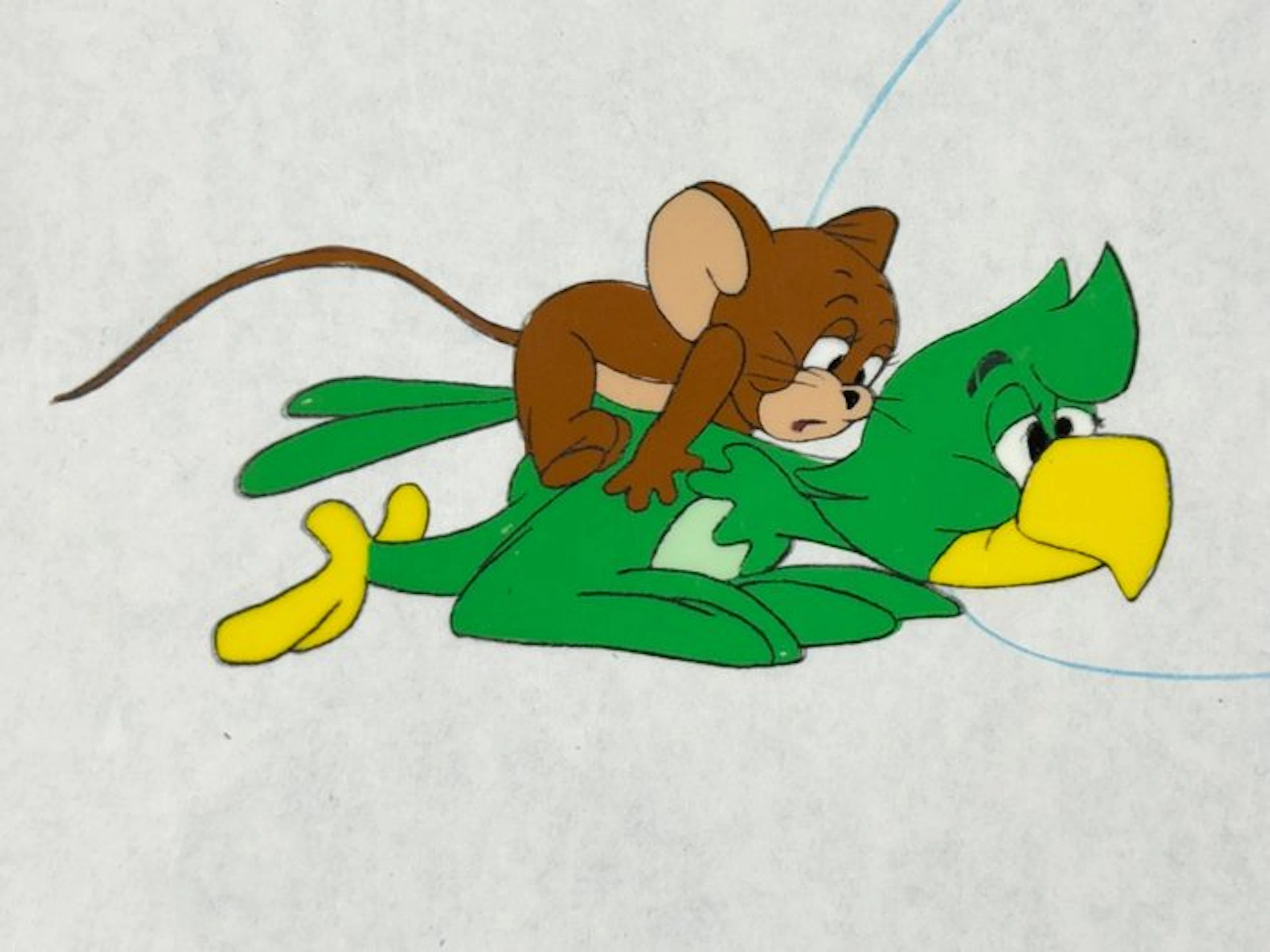 The Tom and Jerry Show (1975) - 1 Original animation cel and drawing of Jerry