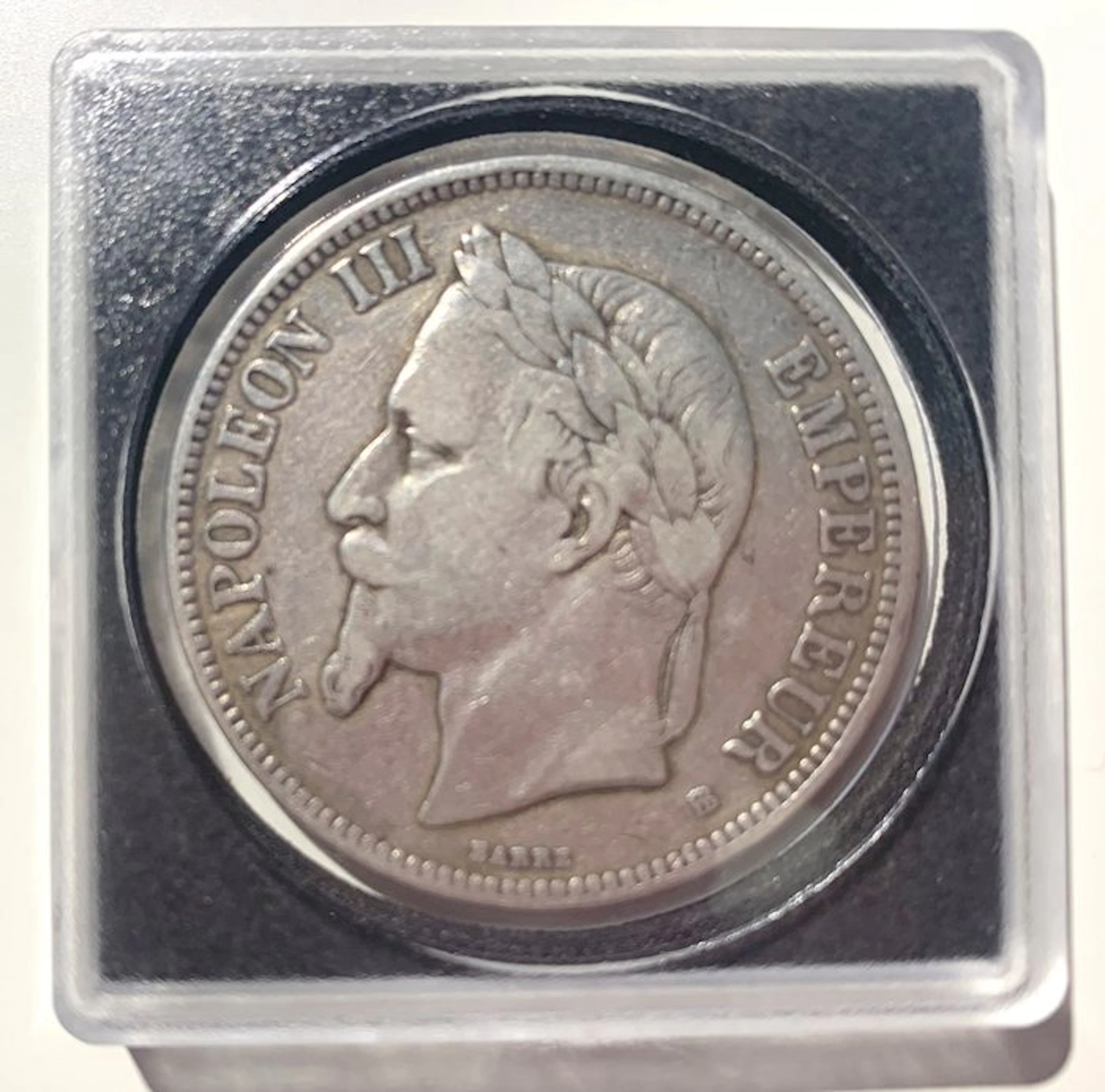 France. Napoléon III. 5 Francs 1869-BB, Strasbourg (No reserve price)