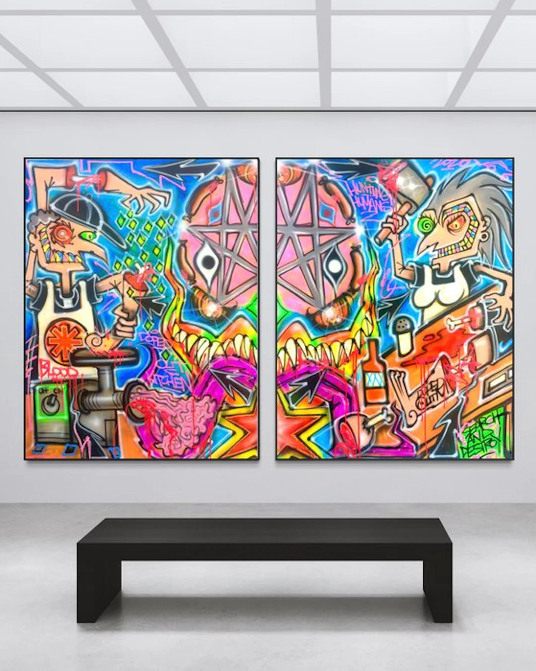 Doped Out M - DOPED OUT KITCHEN - Collector's Edition 1/5 Diptych