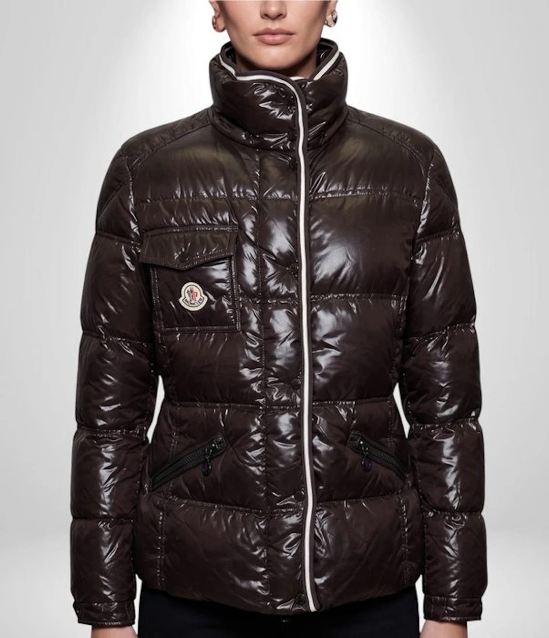 MONCLER Premium Collection Glamour Special Bomber Chic REAL Down Jacket - Tg