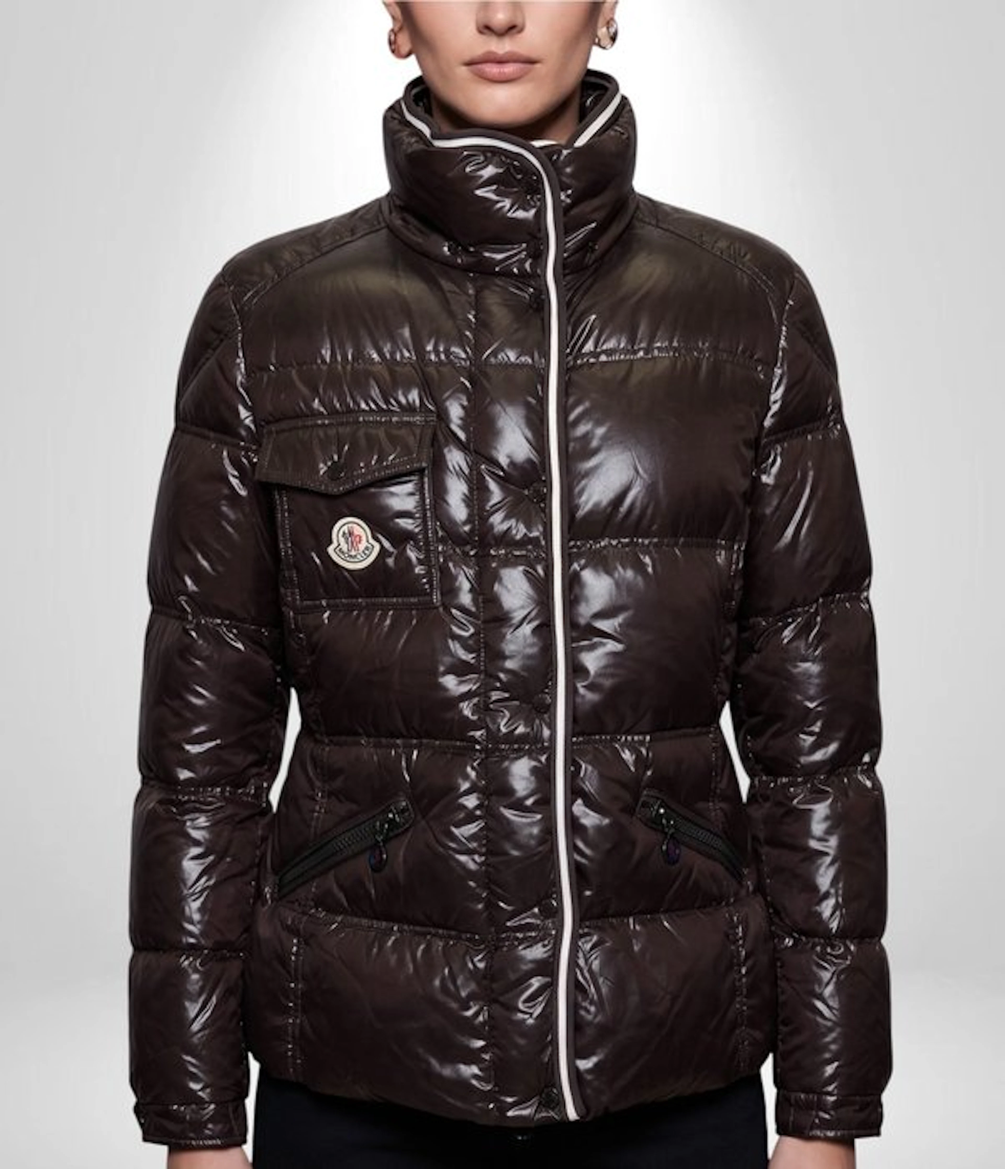 MONCLER Premium Collection Glamour Special Bomber Chic REAL Down Jacket - Tg