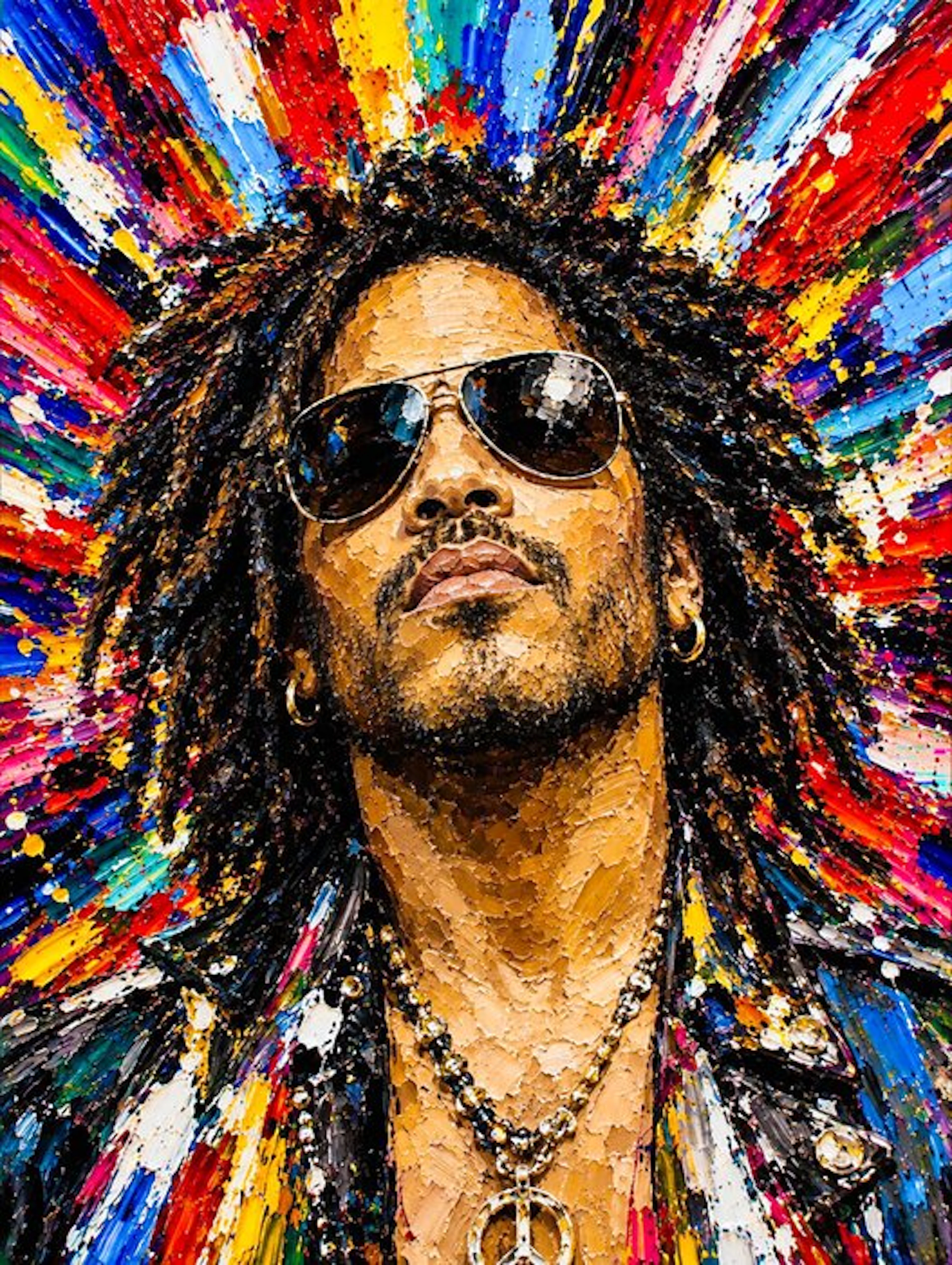 Lenny Kravitz 1 copy of 5 - Lenny Kravitz - ART ICONIC EXPLOSION