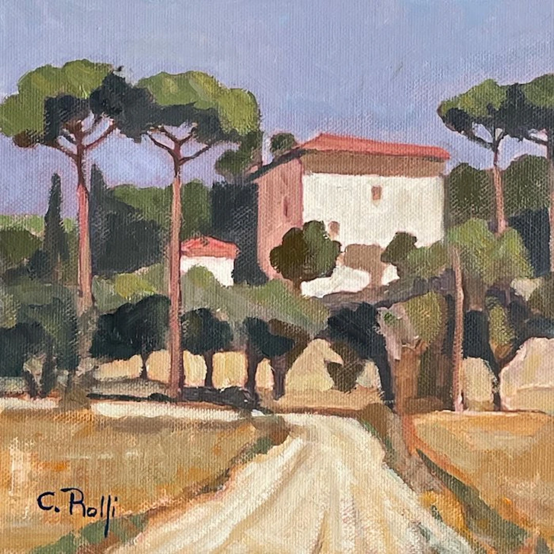Claudio Rolfi (1960) - Una casa tra i pini