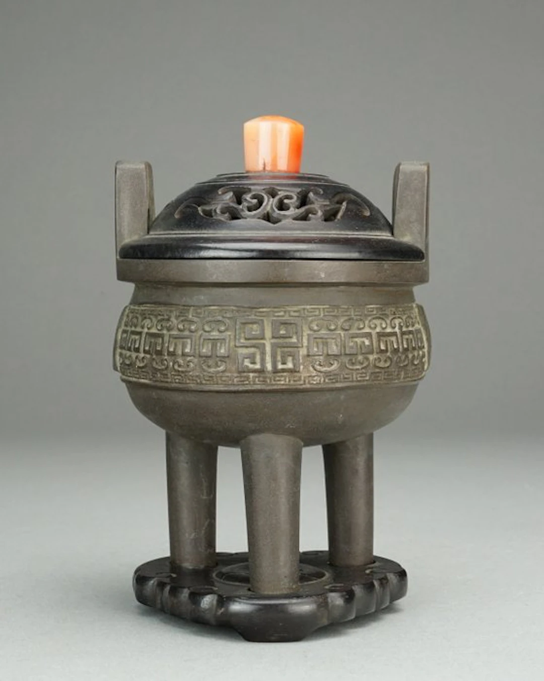 Tripod Censer - Bronze - Archaic-Style - China - Qing Dynasty (1644-1911)
