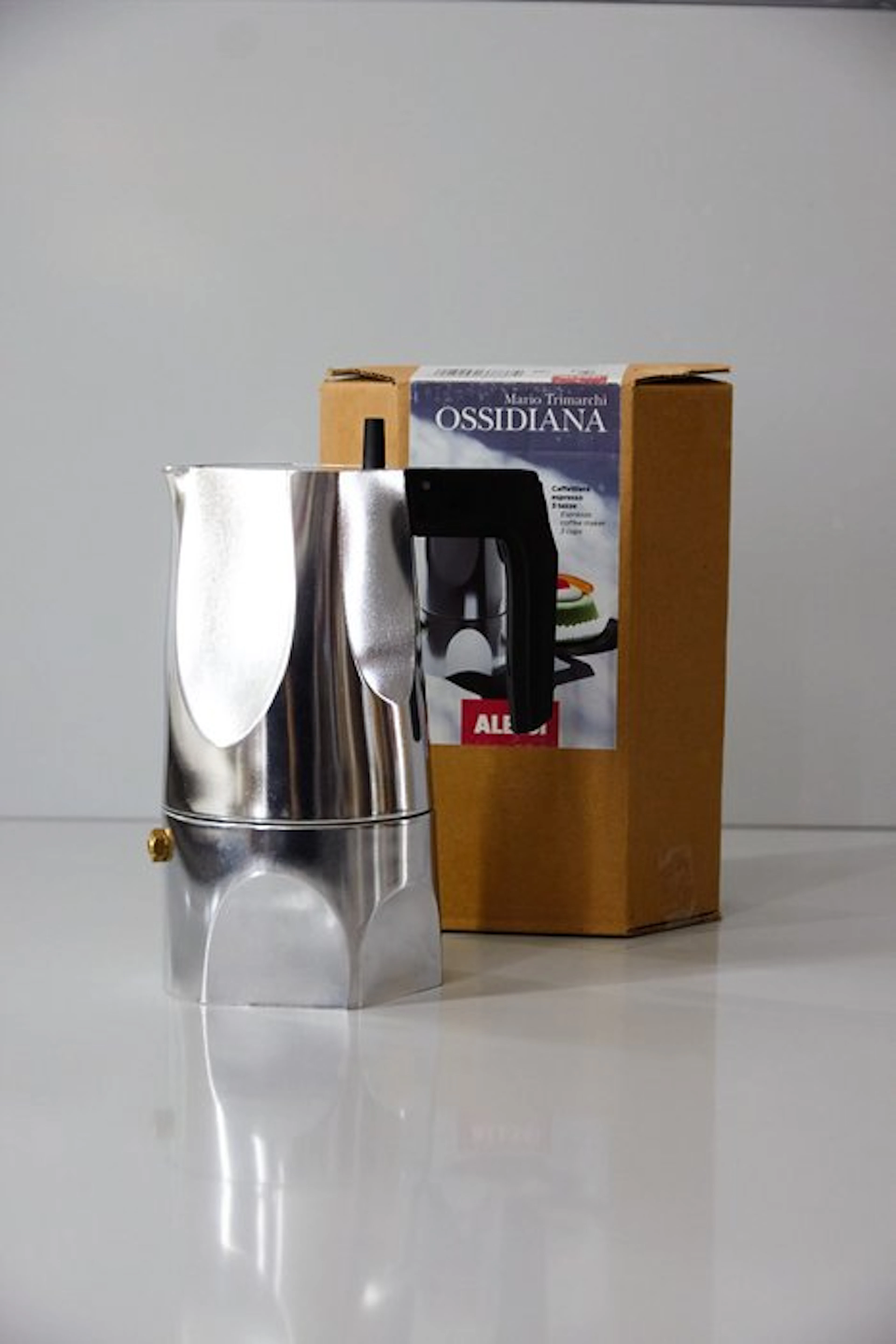 Alessi - Mario Trimarchi - Coffee maker - Ossidiana - 3 cups
