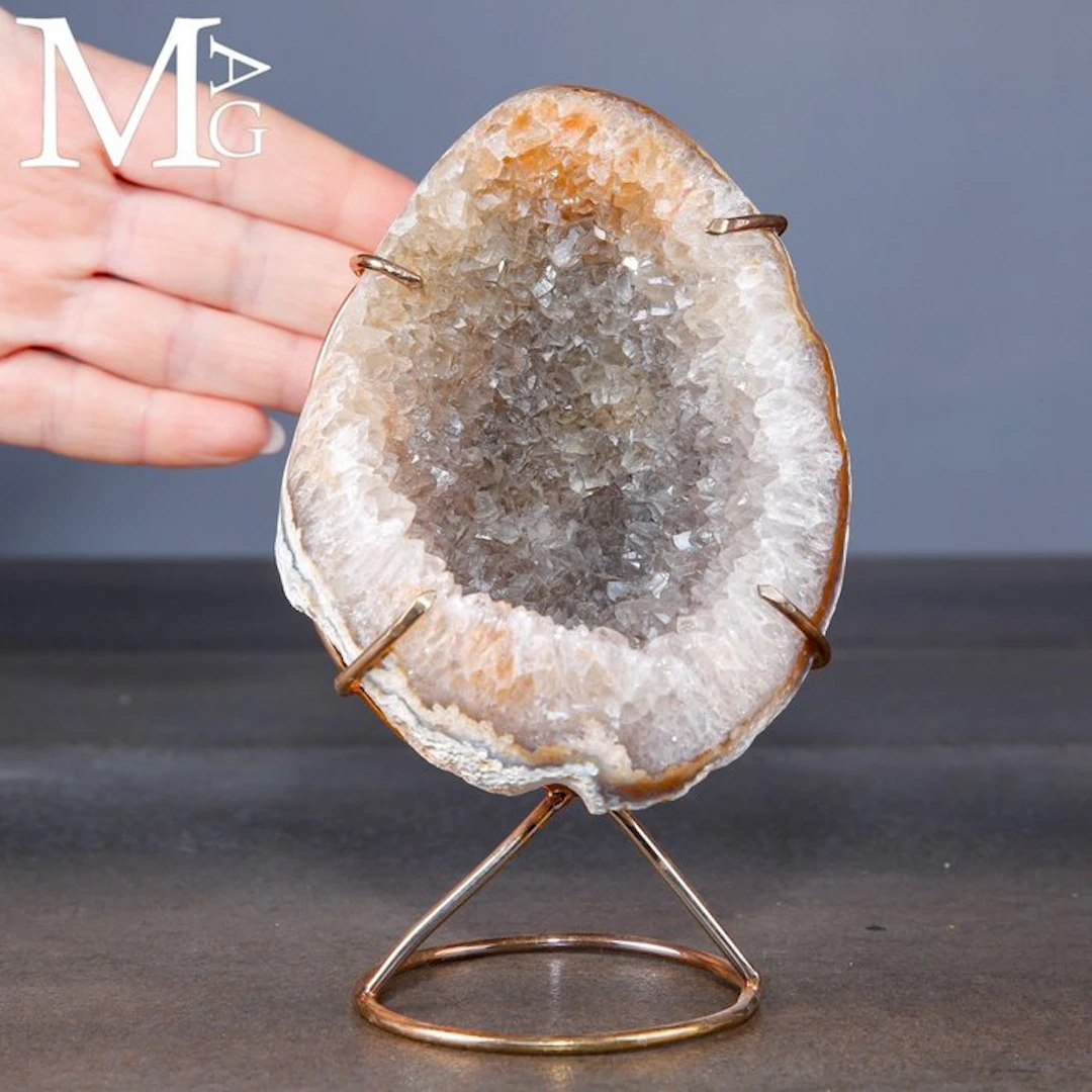 Natural Mineral Geode with Wonderful Inner...