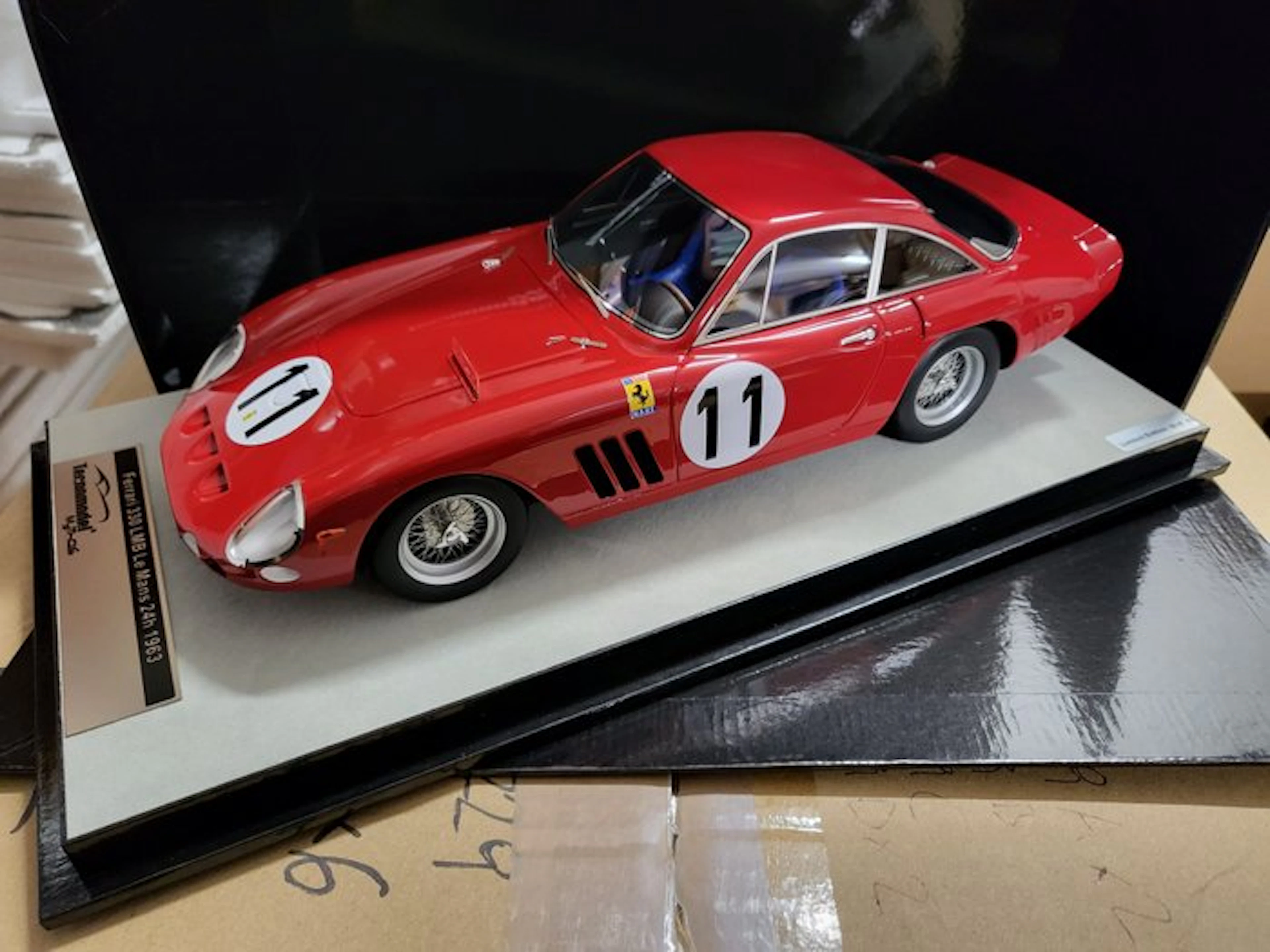 Tecnomodel 1:18 - Model race car - Ferrari 330 LMB Le...