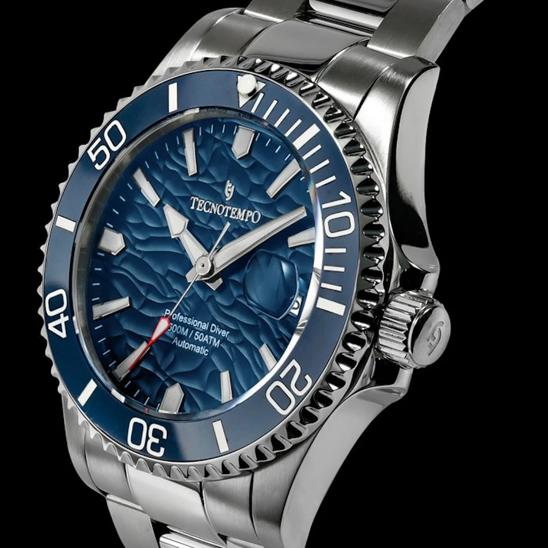 Tecnotempo - Automatic Professional Diver 500M / 50ATM...