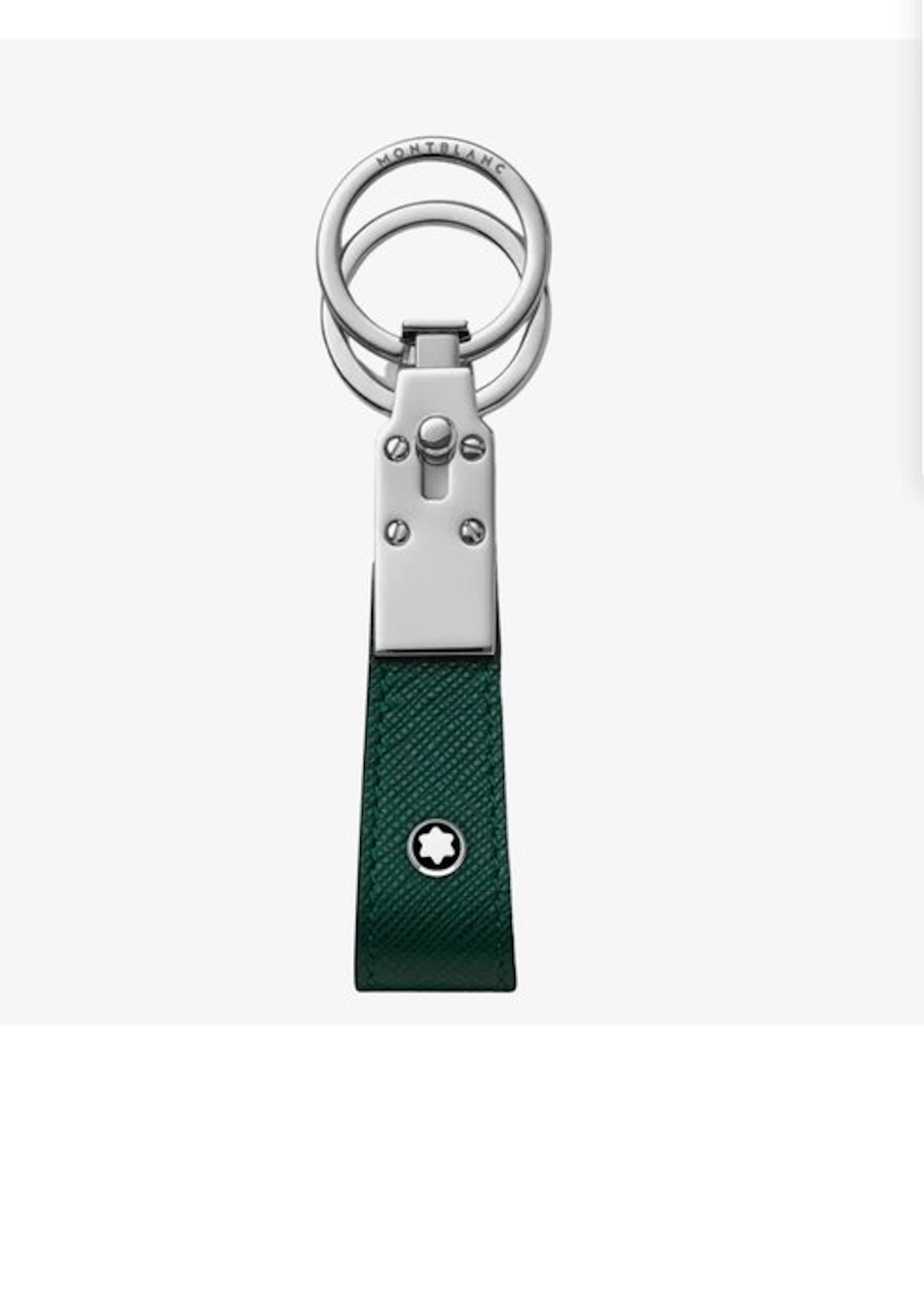 Montblanc - sartorial key fob loop MB130824 Emerald green - Keyring