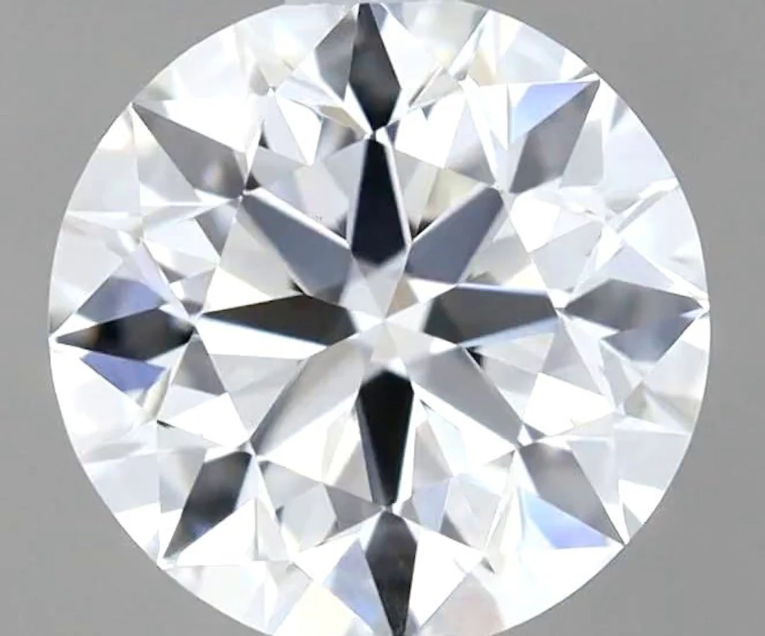 1 pcs Diamond (Natural) - 0.70 ct - Round - F - VVS2...