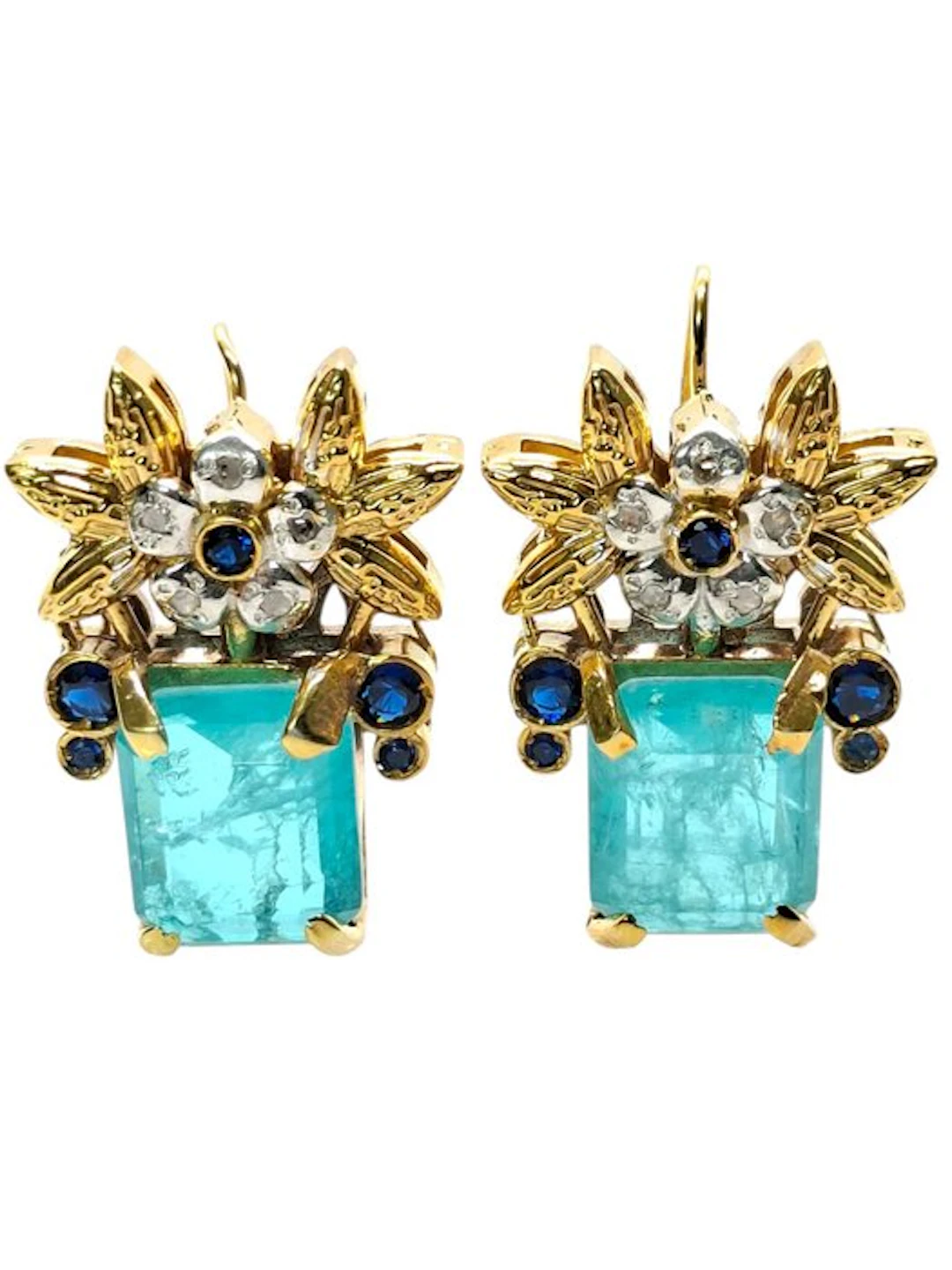 No reserve price - Earrings - 9 kt