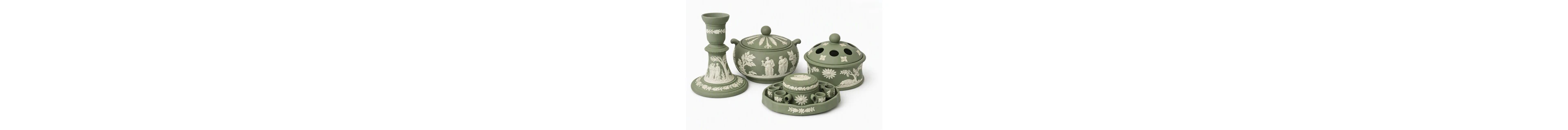 Wedgwood - Box (13) - Biscuit porcelain - Lot Wedgwood Jasperware